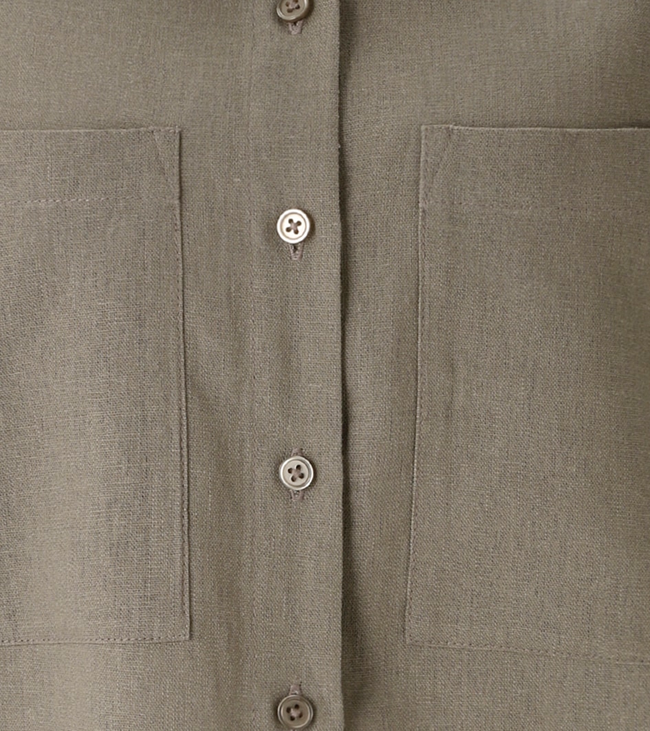 Aniston CASUAL Kurzarmbluse mit Leinen - NEUE KOLLEKTION