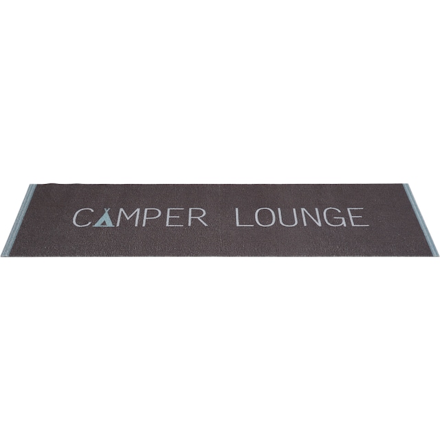 my home Läufer »Camping Club«, rechteckig, mit Schriftzug, ideal für Camper,  In- und Outddor geeignet bei OTTO