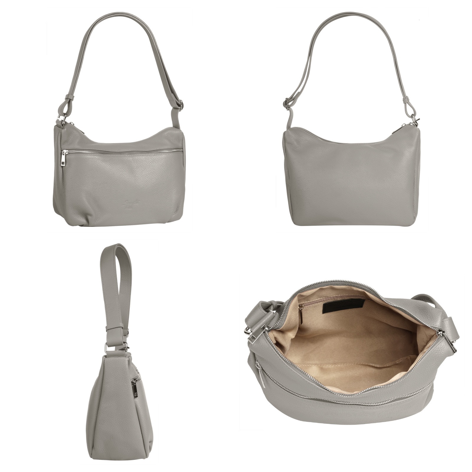 Samantha Look Shopper, echt Leder, Made in Italy