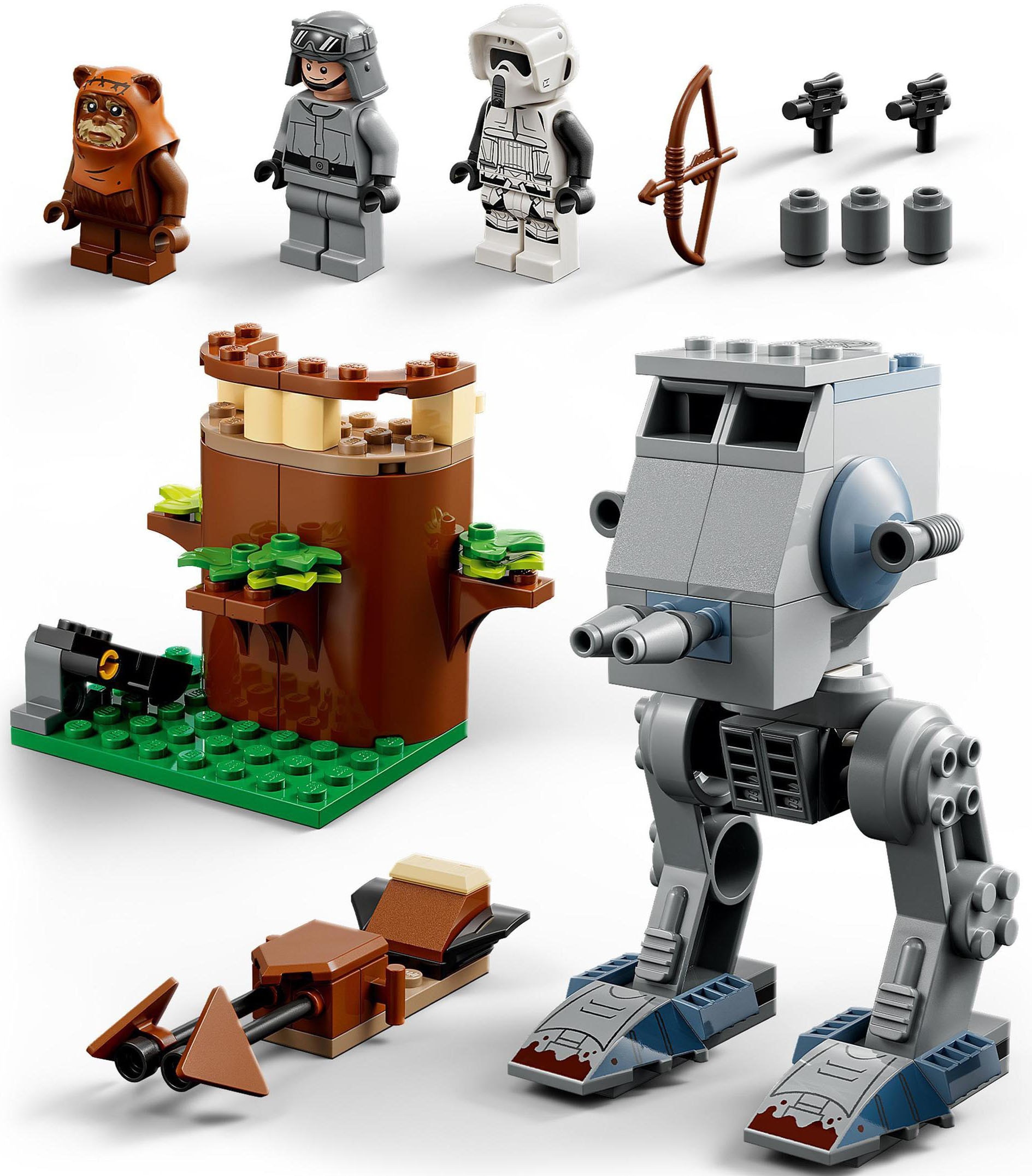 LEGO® Konstruktionsspielsteine »AT-ST (75332), LEGO® Star Wars™«, (87 St.), Made in Europe
