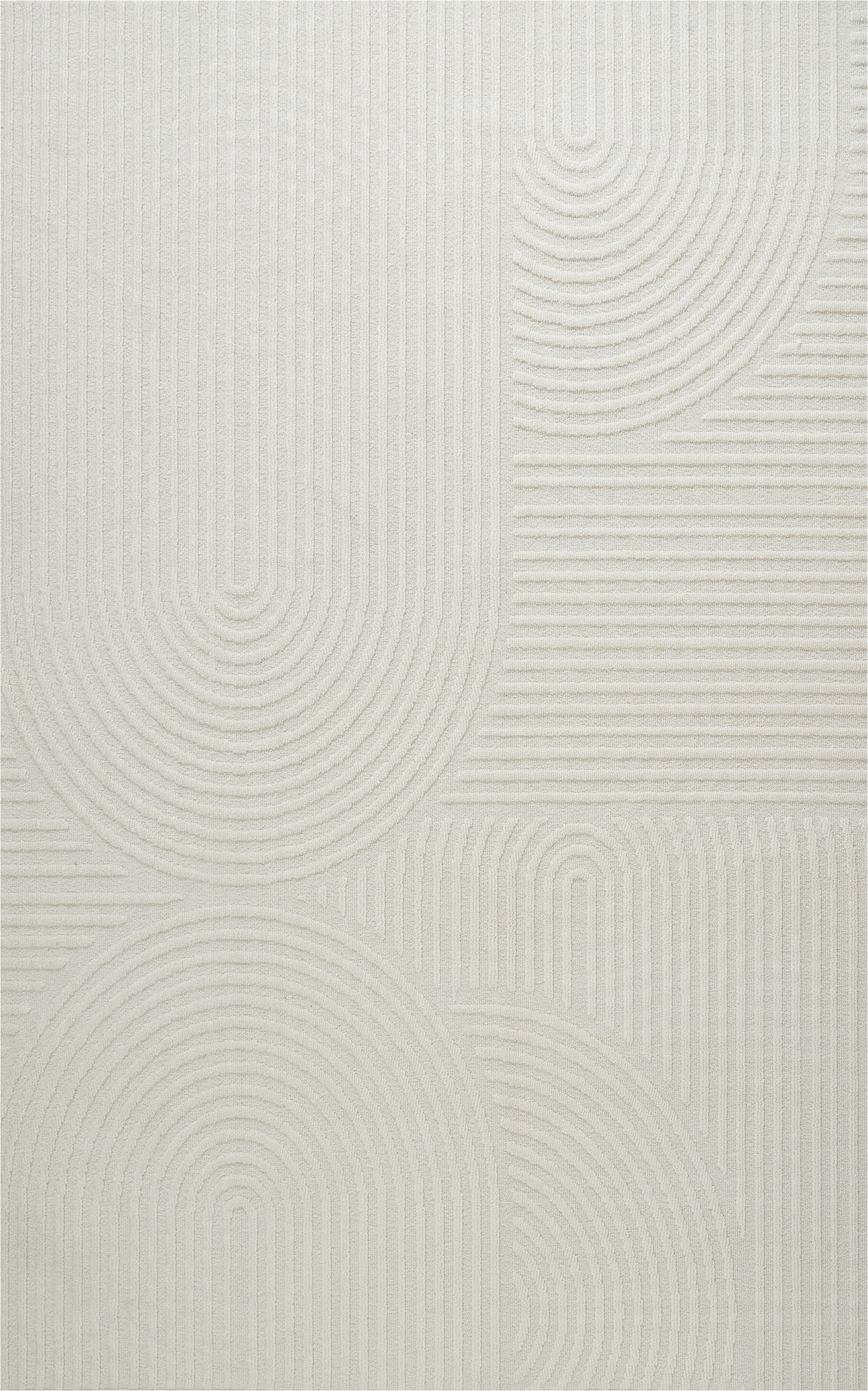 OTTO home Teppich »Jola, In- und Outdoor geeignet, Hoch-Tief-Design, Scandi« rechteckig 9 mm Höhe Hoch-Tief-Struktur, Zen, Wetterfest & UV-beständig, Balkon, Camping