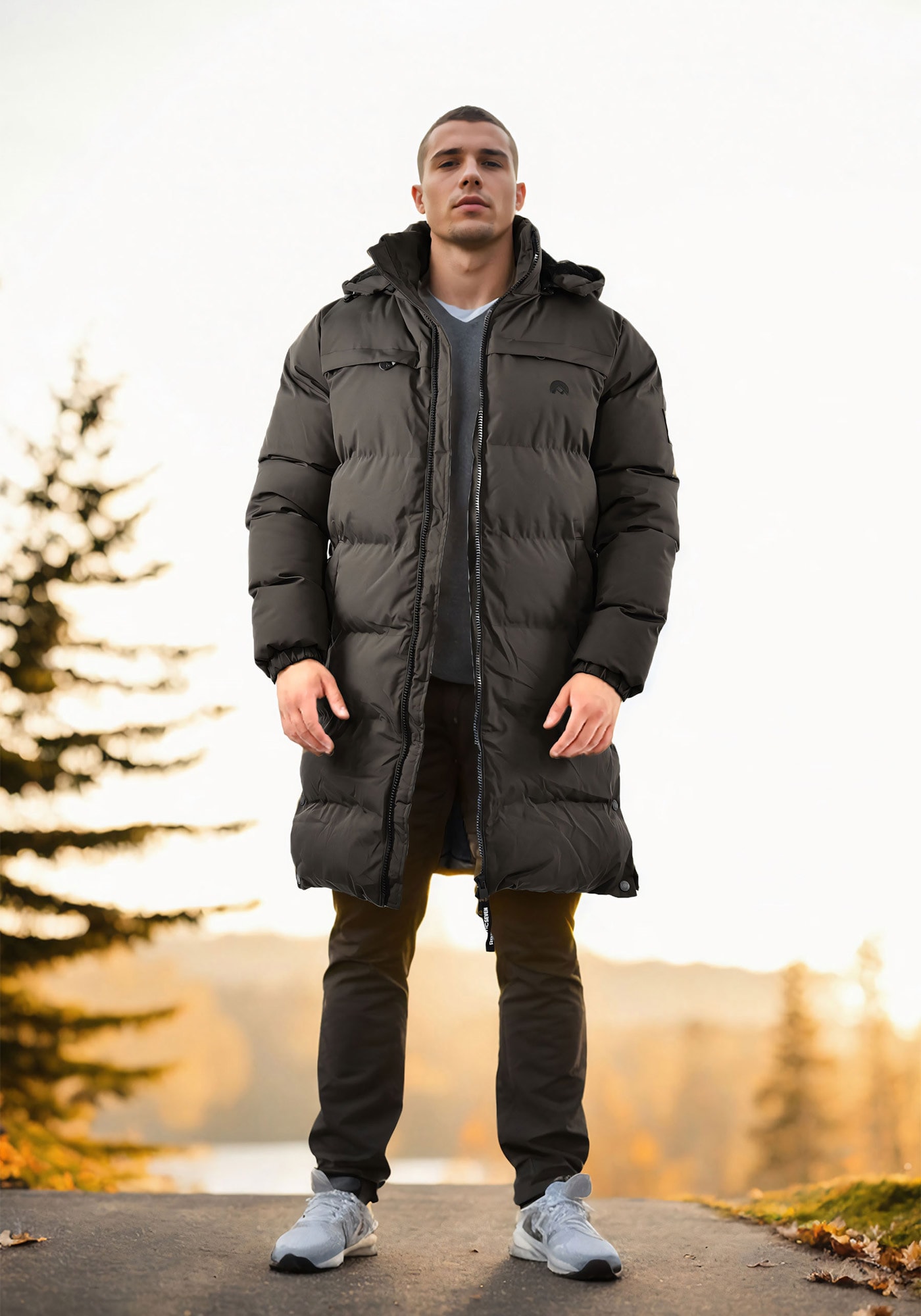 Arctic Seven Winterjacke »Arctic Seven Herren Winter Parka gesteppt AS424«