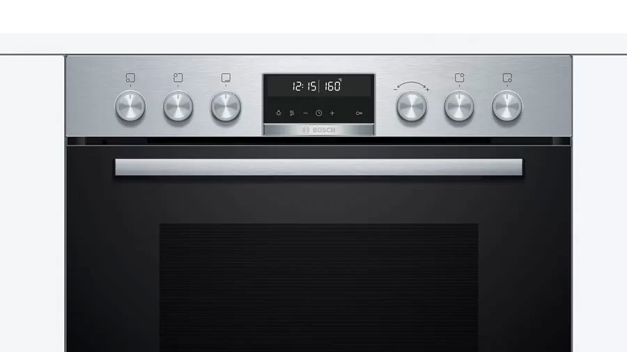 BOSCH Flex-Induktions-Herd-Set »HEB578BS1«, mit Backwagen, Pyrolyse-Selbstreinigung