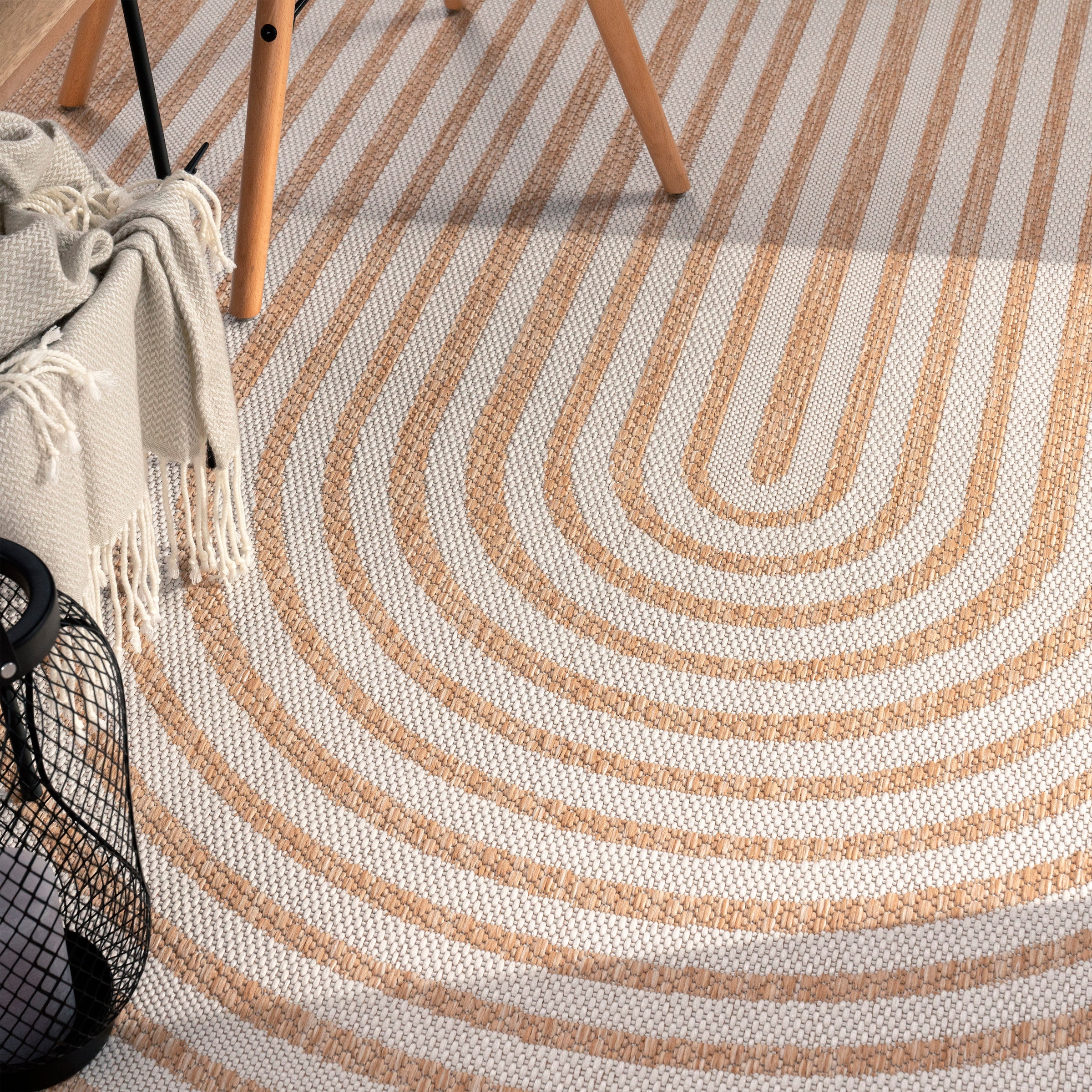 Paco Home Teppich rechteckig, Scandi und Outdoor OTTO online Look, »Illusion 328«, geeignet bei In- Flachgewebe, bestellen
