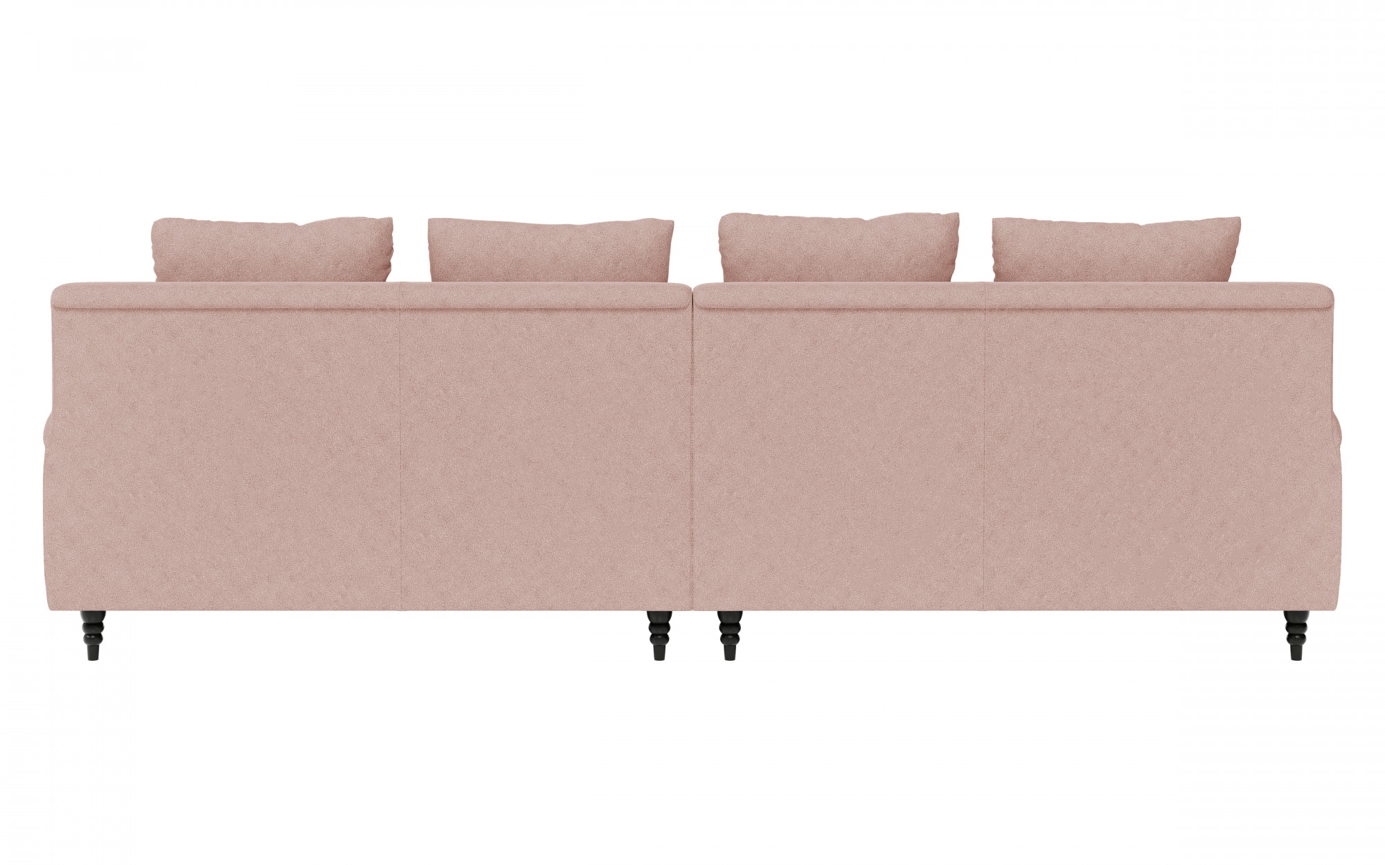 Guido Maria Kretschmer Home&Living Big-Sofa »NORIN«, zwei Fußarten: vorne - Rollen, hinten - Holzfüße