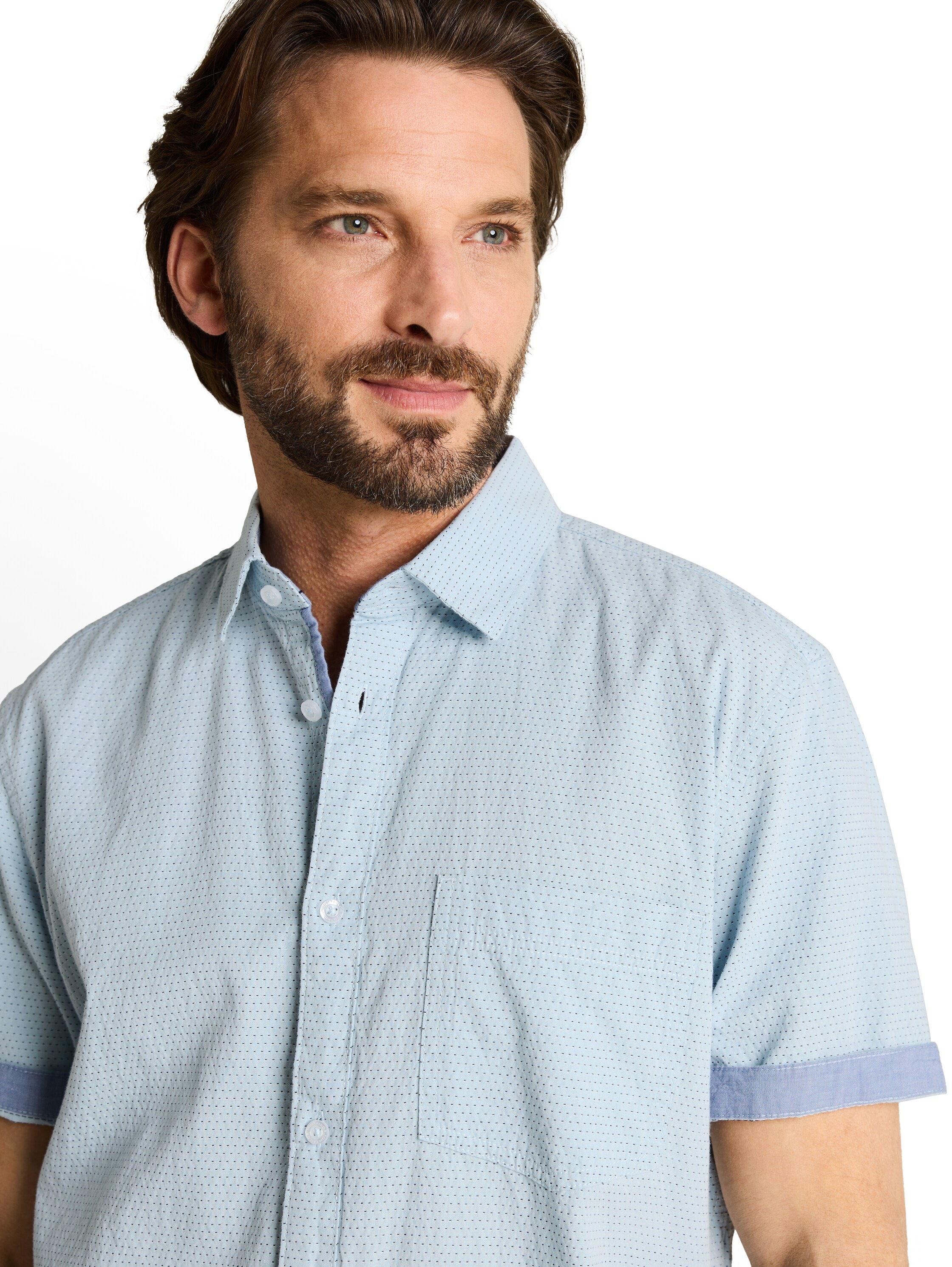 TOM TAILOR Kurzarmhemd mit Minimalprint