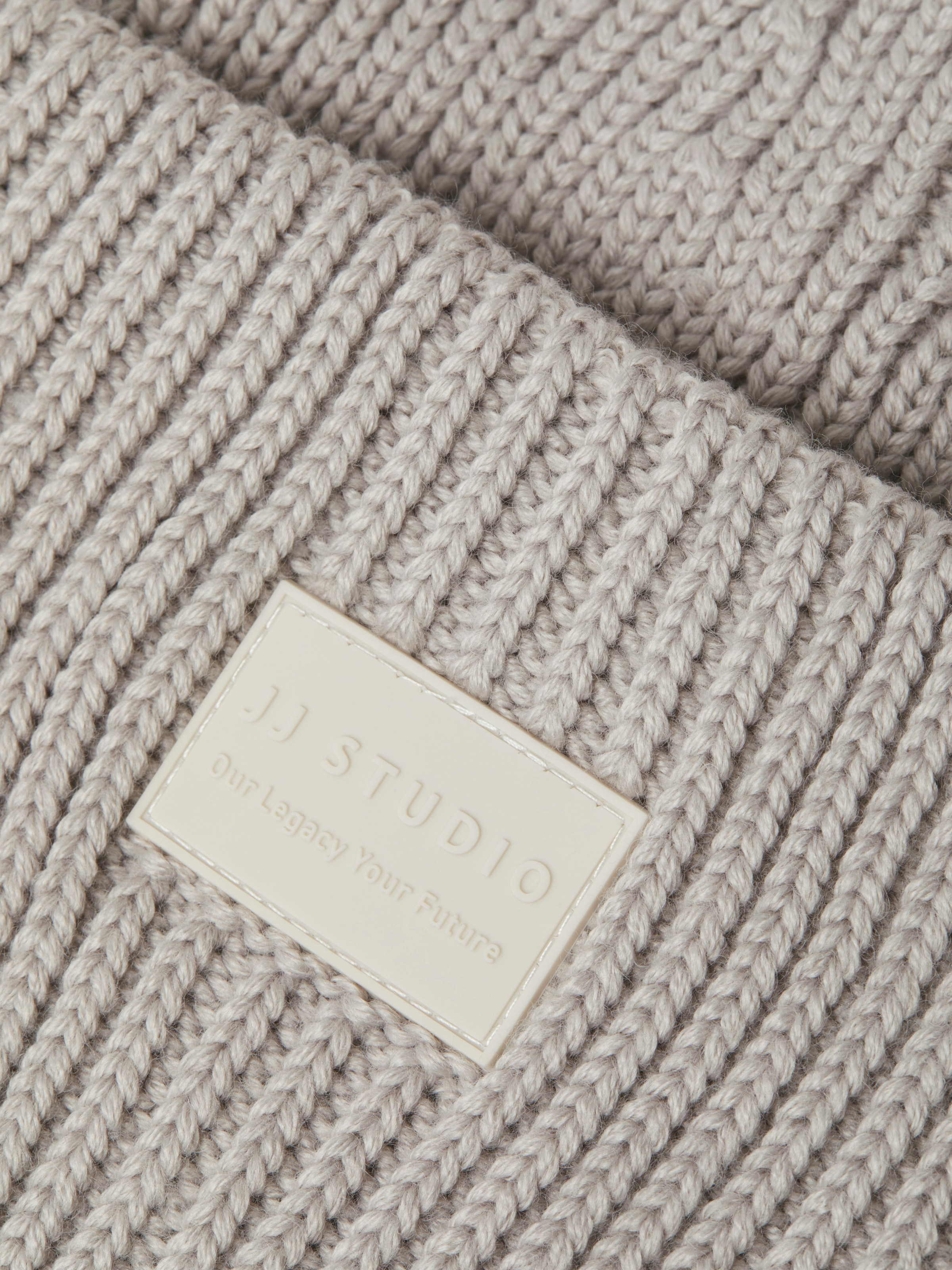 Jack & Jones Beanie »JACHAKKAI – Strickmütze mit hohem Baumwollanteil, Rippenoptik«, unifarben, modisch, Strick