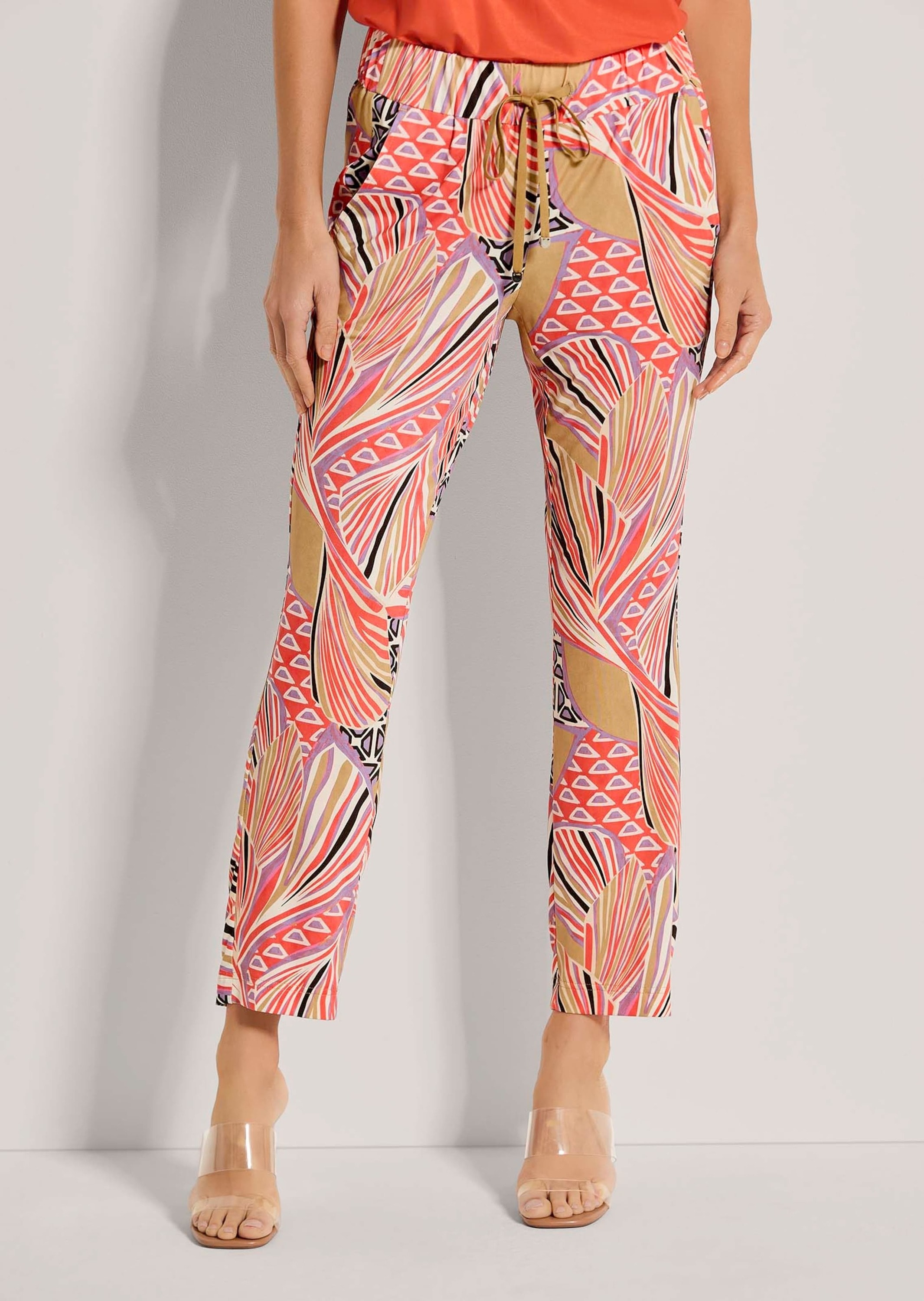 MADELEINE Schlupfhose »7/8 Hose Farbige Schlupfhose mit grafischem Print«
