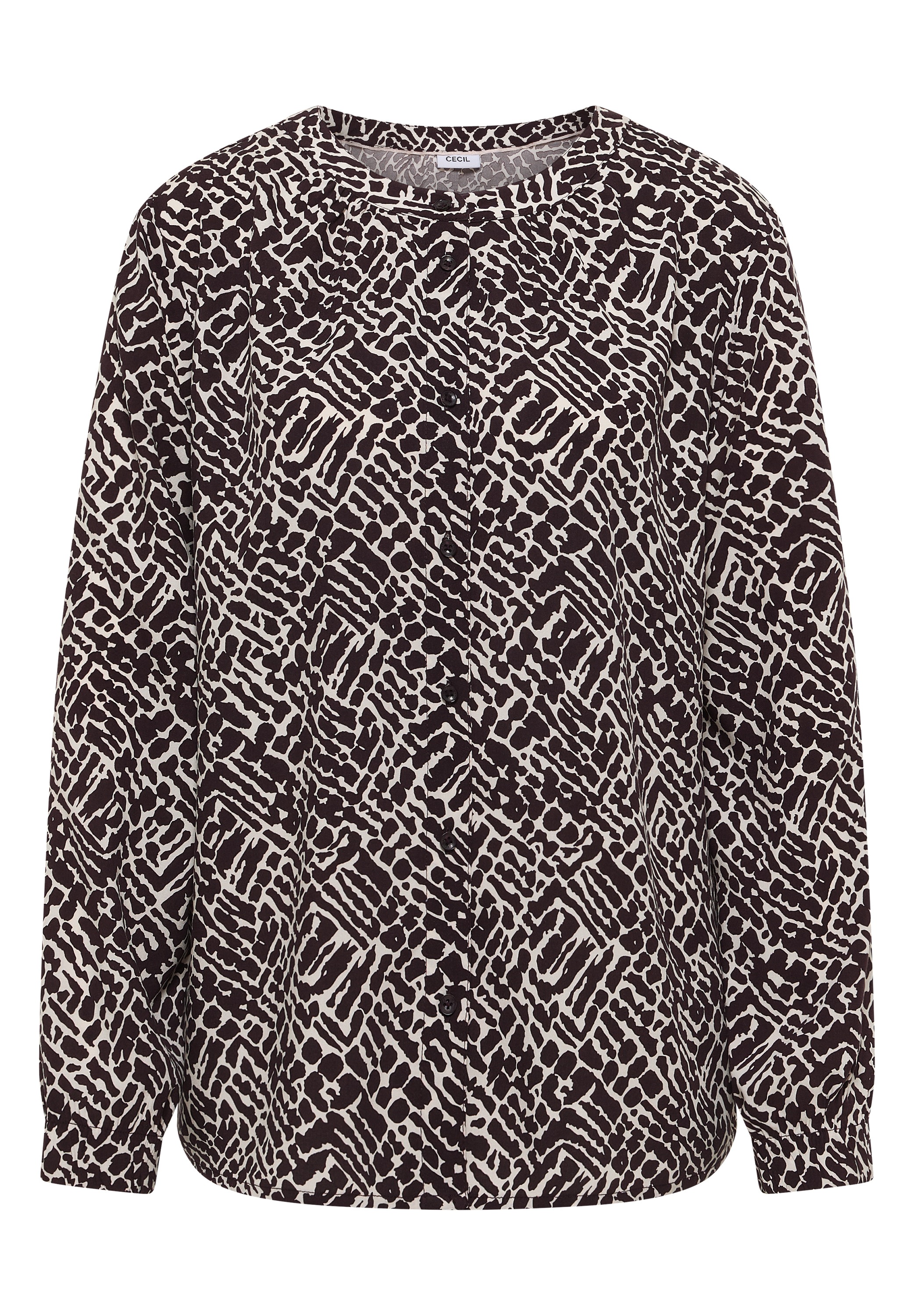 Cecil Langarmbluse mit grafischem Muster