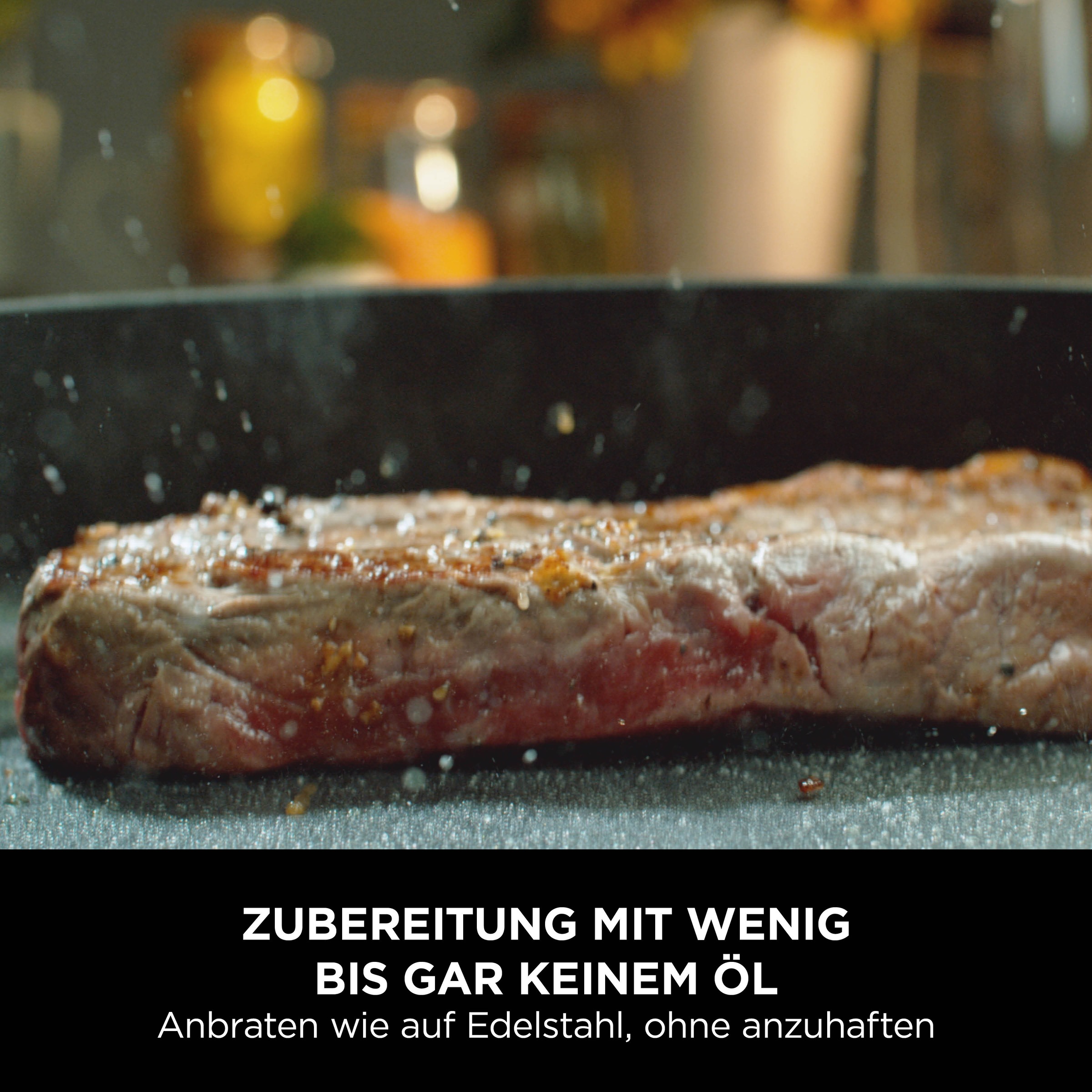 NINJA Wok »Ninja ZEROSTICK Premium Wok 28 cm C30928DE« Aluminium 1 Stk. tlg. Premium Kollektion, ZEROSTICK Technologie, garen ohne Fett