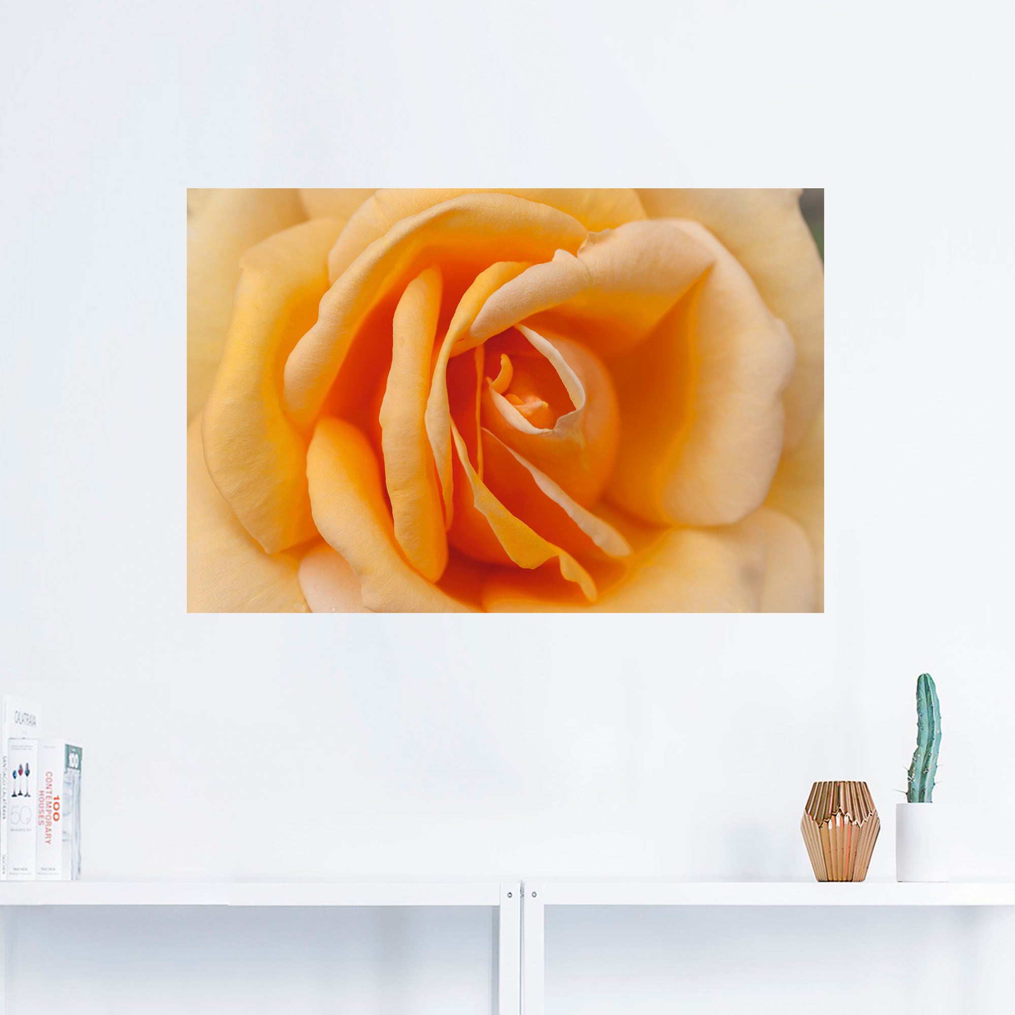 Artland Wandbild »Zarte Rose versch. Blumenbilder, als Orange«, St.), in in Poster bei online bestellen OTTO Wandaufkleber Alubild, oder (1 Leinwandbild, Größen