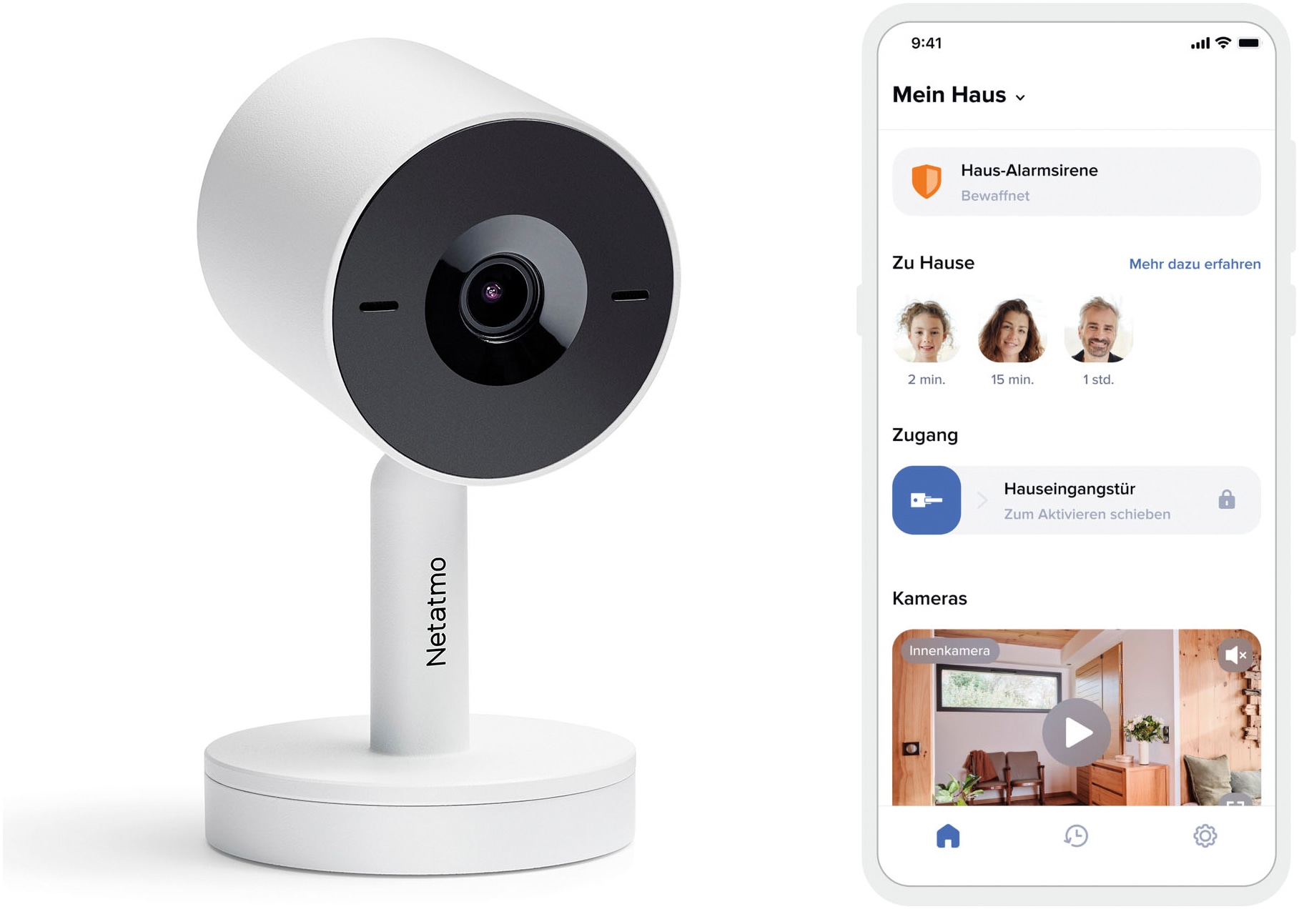 Netatmo Indoor Kamera »Smarte Innenkamera Advance«, Innenbereich