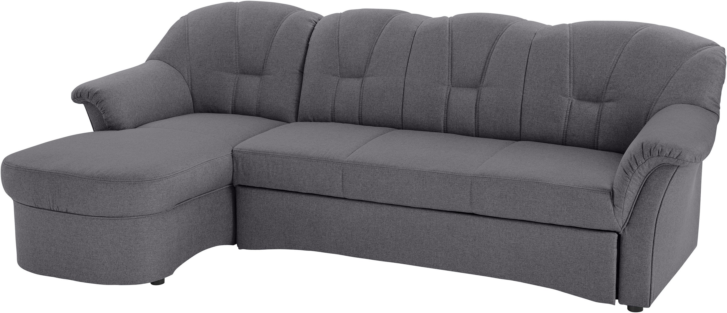 DOMO collection Ecksofa Papenburg L-Form, in großer Farbvielfalt, wahlweise mit Bettfunktion