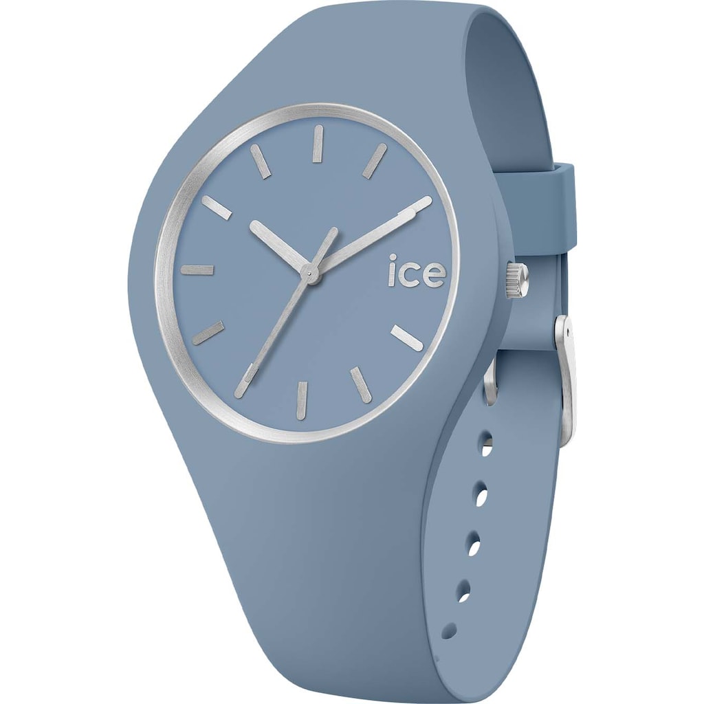 ice-watch Quarzuhr »ICE glam brushed Artic blue M, 020543«