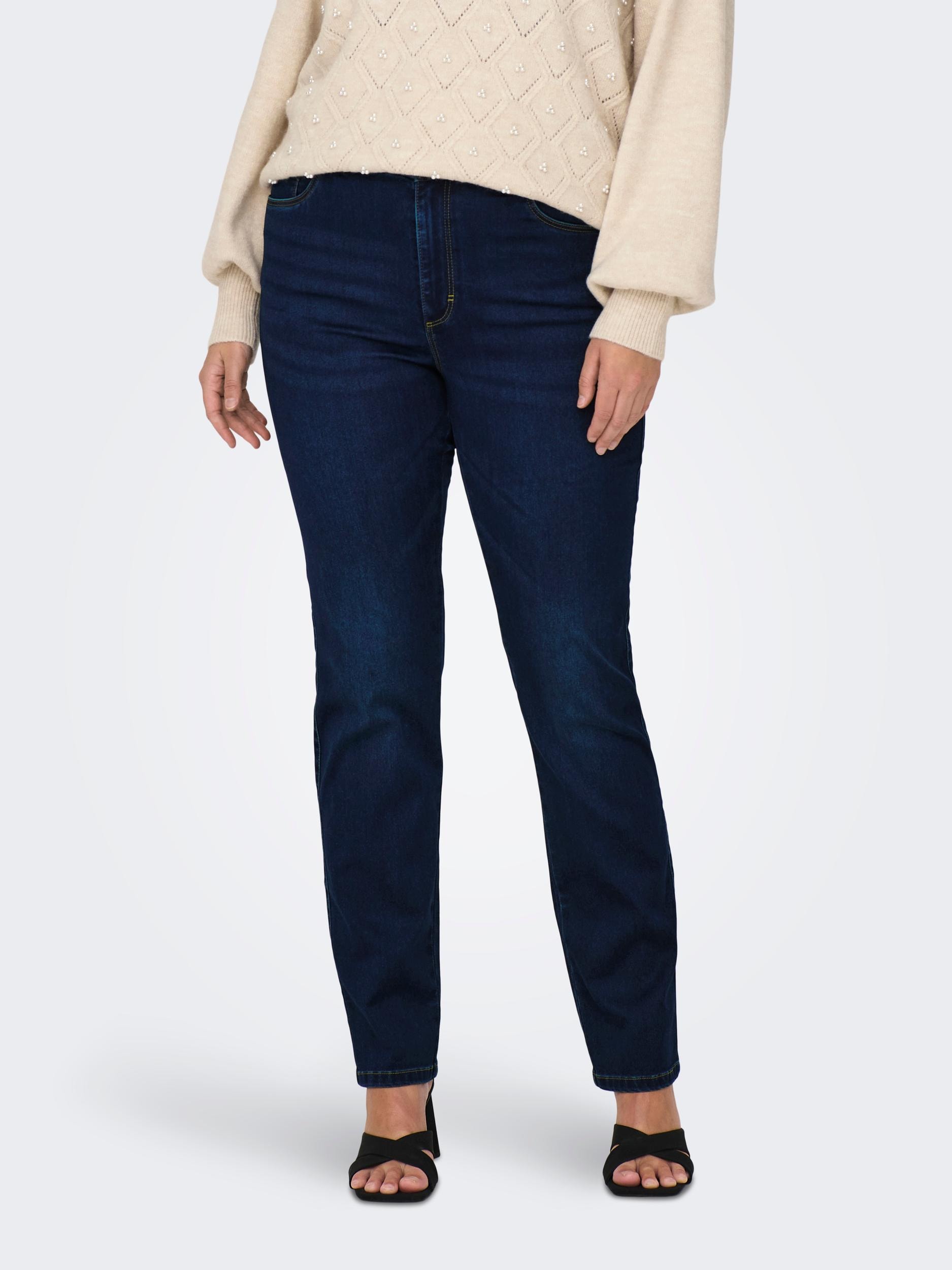 HW online OTTO bei »CARAUGUSTA BJ61-2 ONLY DNM STRAIGHT High-waist-Jeans NOOS« CARMAKOMA