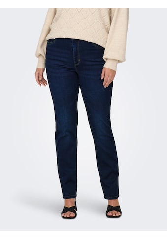 High-waist-Jeans »CARAUGUSTA HW STRAIGHT DNM BJ61-2 NOOS«