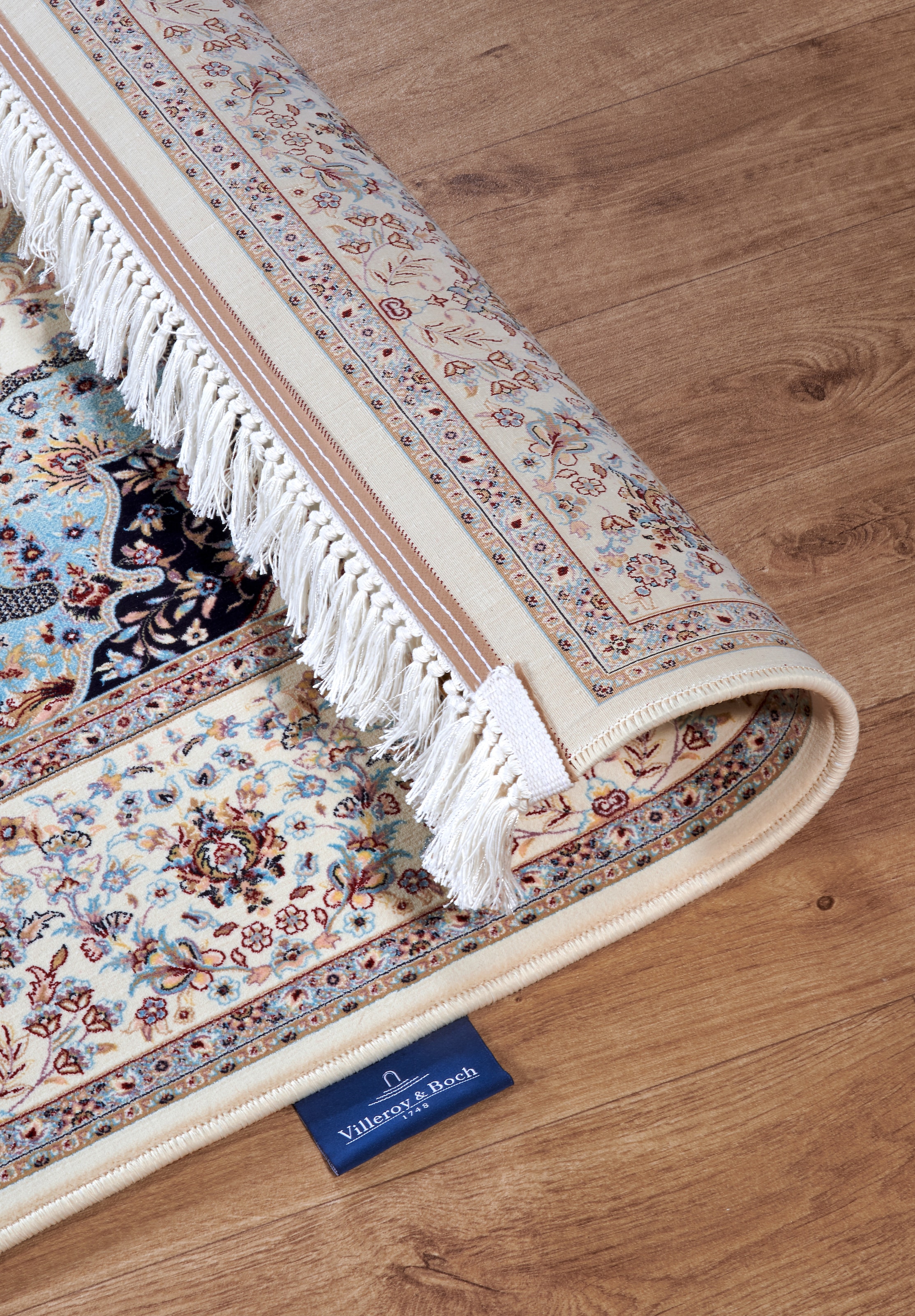 Villeroy & Boch Teppich »Etienne«, rechteckig, 7 mm Höhe, Orientalisch, Fransen, Wohnzimmer, Schlafzimmer, Klassisch, Kurzflor
