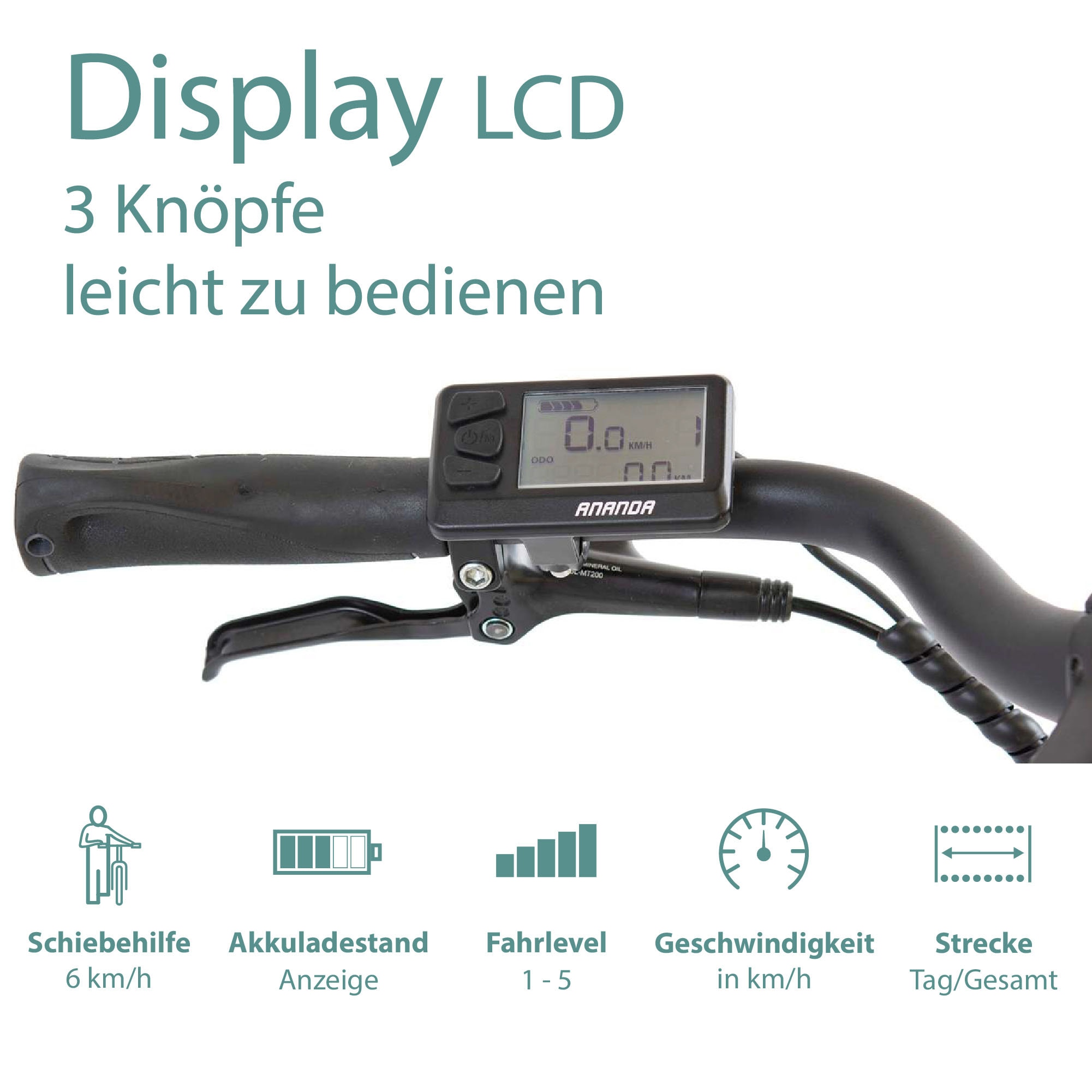 Tretwerk »Sonic« 8 Gang Shimano Acera M3020 SGS Schaltwerk Kettenschaltung Mittelmotor 250 W Pedelec, Elektrofahrrad für Damen u. Herren