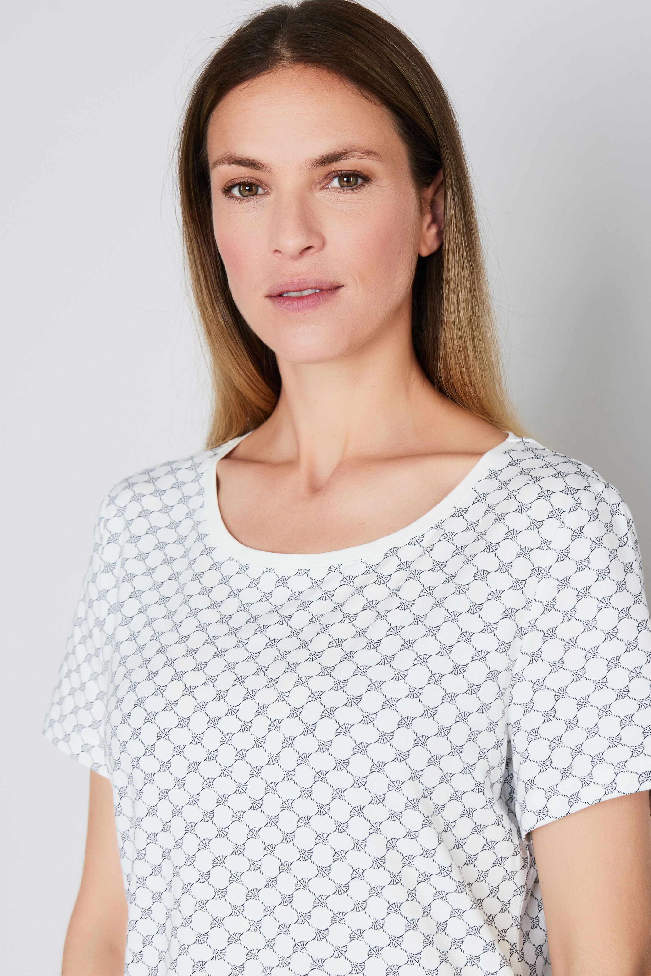 JOOP! Nachthemd »Cosy« Ohne Taschen mit Cornflower-Alloverprint