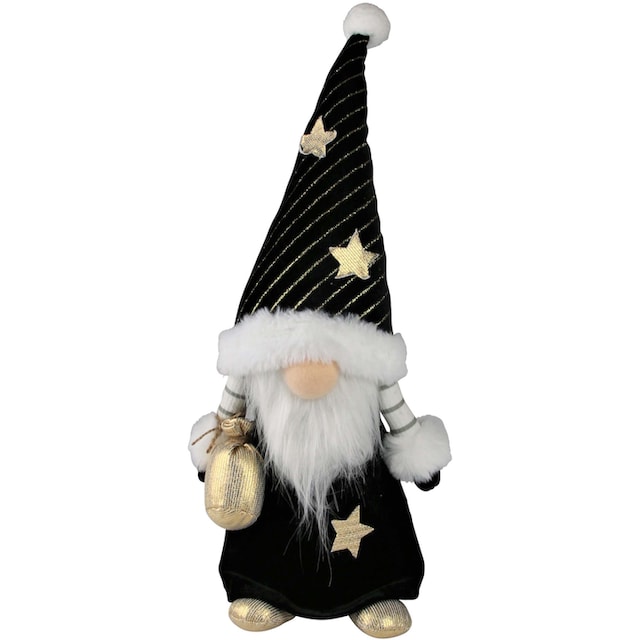 AM Design Weihnachtsfigur »Weihnachtsdeko«, mit schwarzer Mütze und goldenen  Sternen kaufen bei OTTO