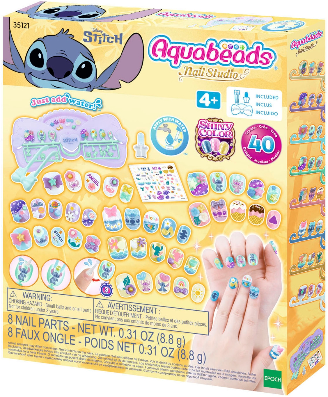 Aquabeads Kreativset »Stitch, Nagelstudio«
