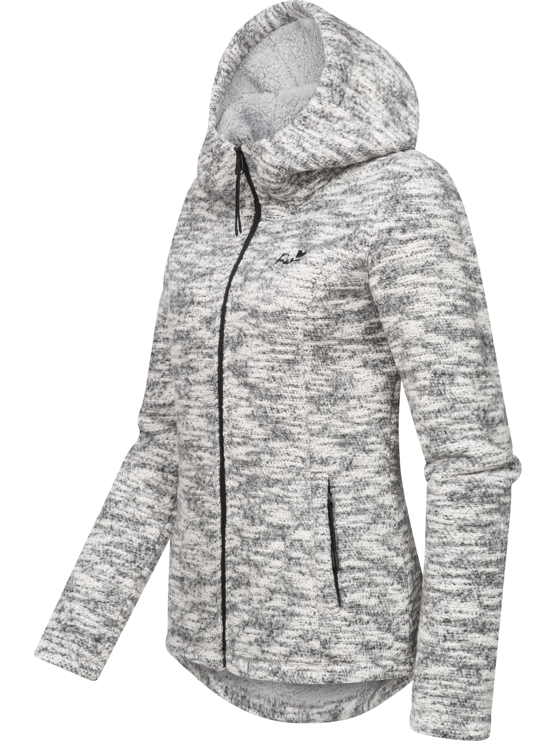 Ragwear Kapuzensweatjacke »Kapuzenstrickjacke Lyshka Melange«