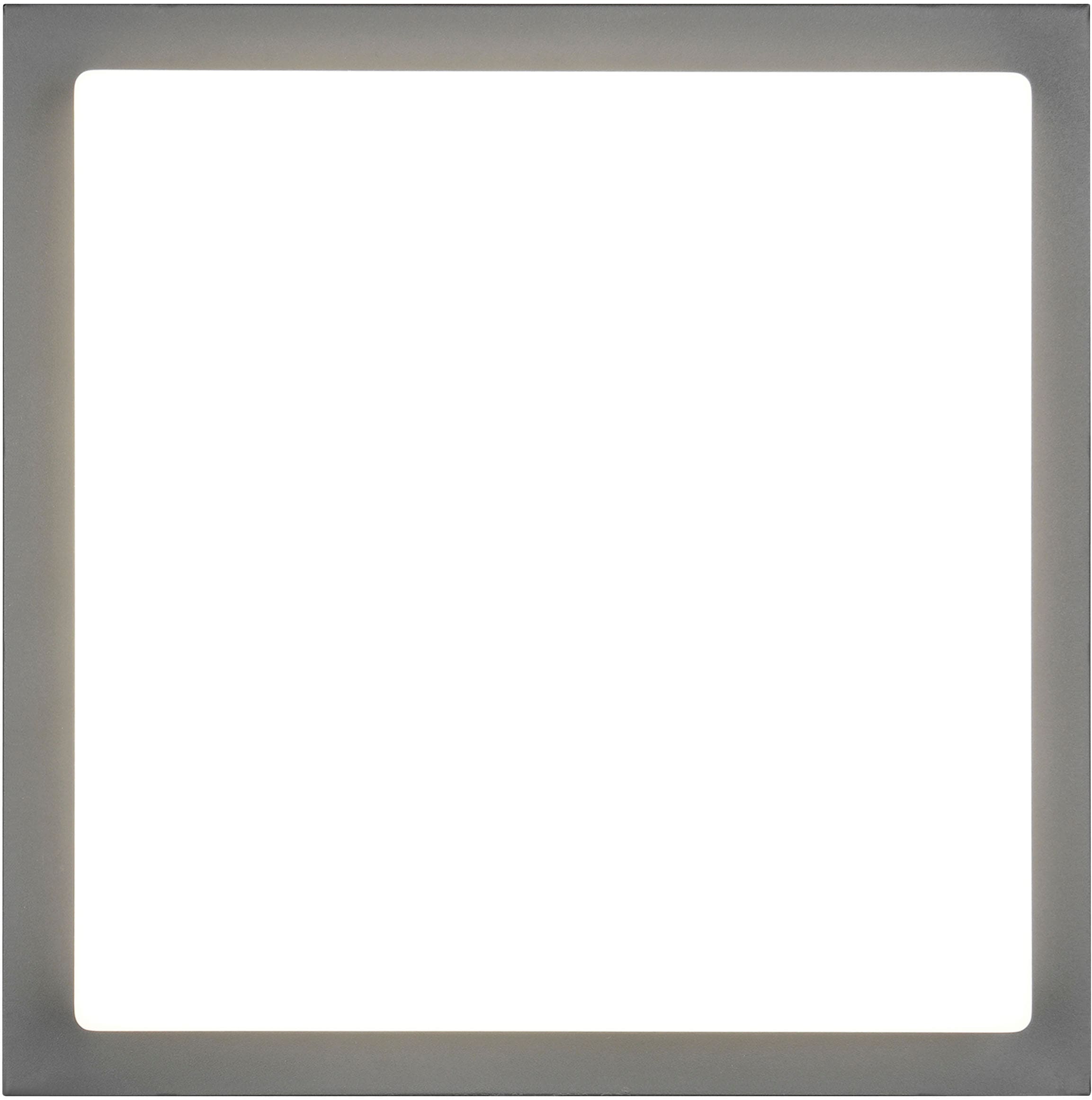 TRIO Leuchten LED Außen-Wandleuchte »BERMEJO, Hausnummer Leuchte mit Bewegungsmelder IP54 Fassadenleuchte« LED-Board 1 Stk. Farbwechsler | warmweiß - kaltweiß CCT Lichtfarbe einstellbar 2300-4000K, 1450 Lumen 14W Ø 30cm