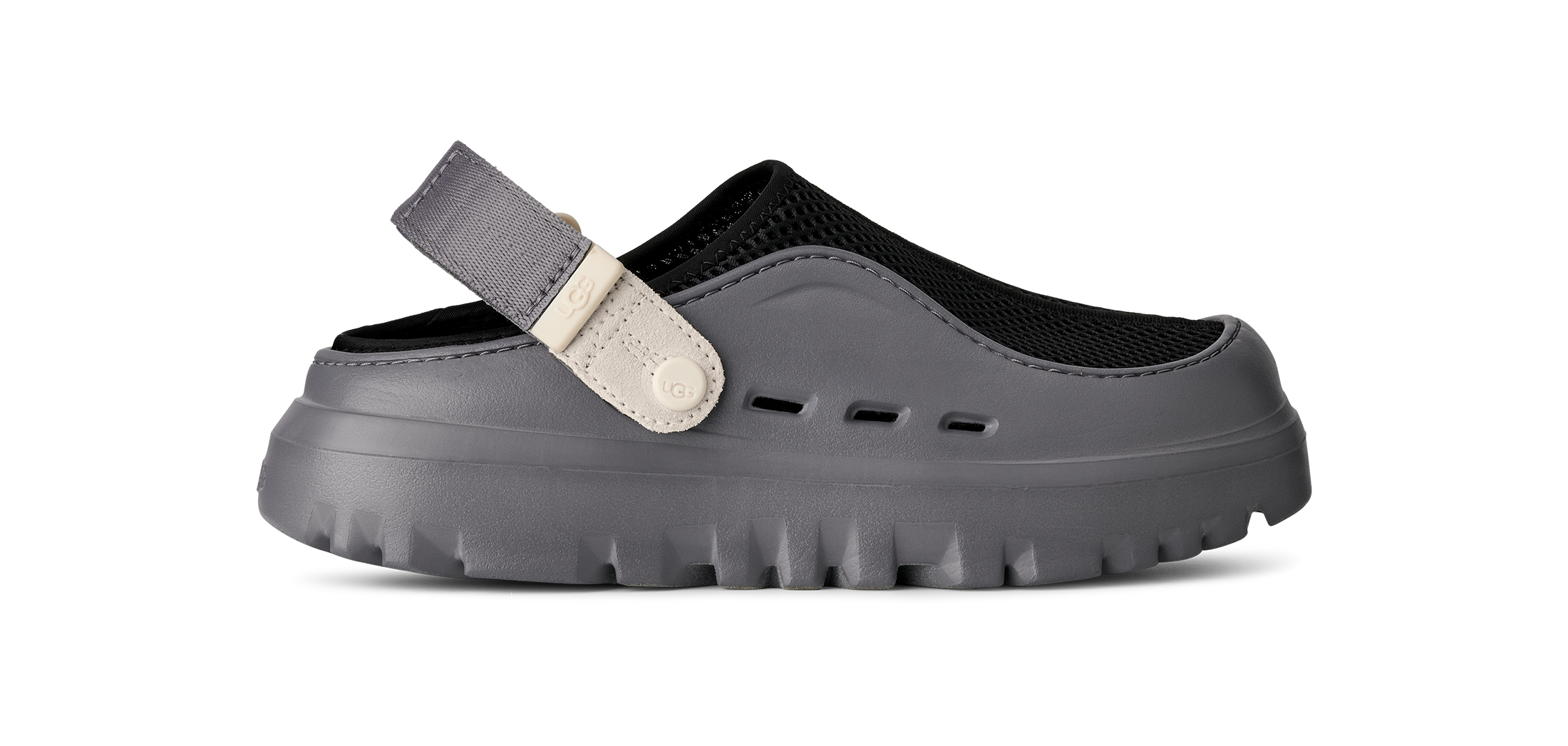 UGG Clog »PEAKMOD BREATHE«  Flats, Schlupfschuh, Mule mit praktischem Klettverschluss