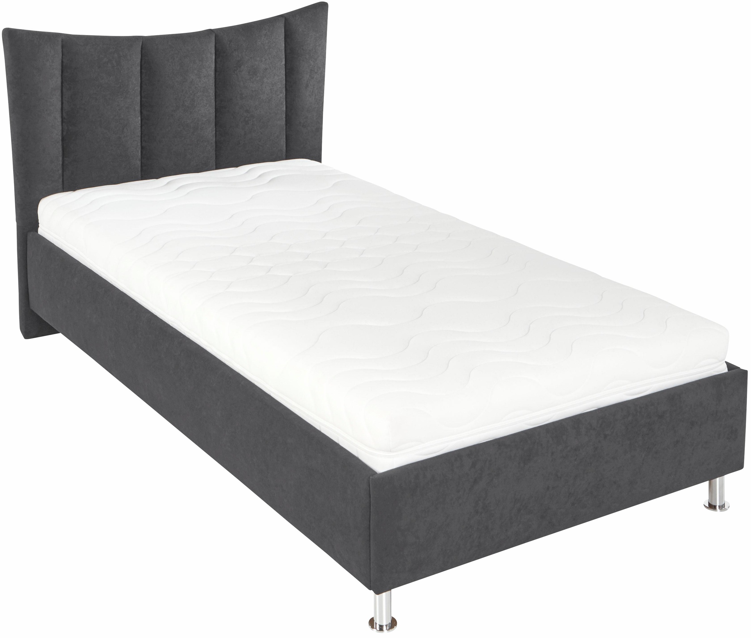 Westfalia Schlafkomfort Polsterbett in grau, Größe Liegefläche B/L: 100 cm x 200 cm