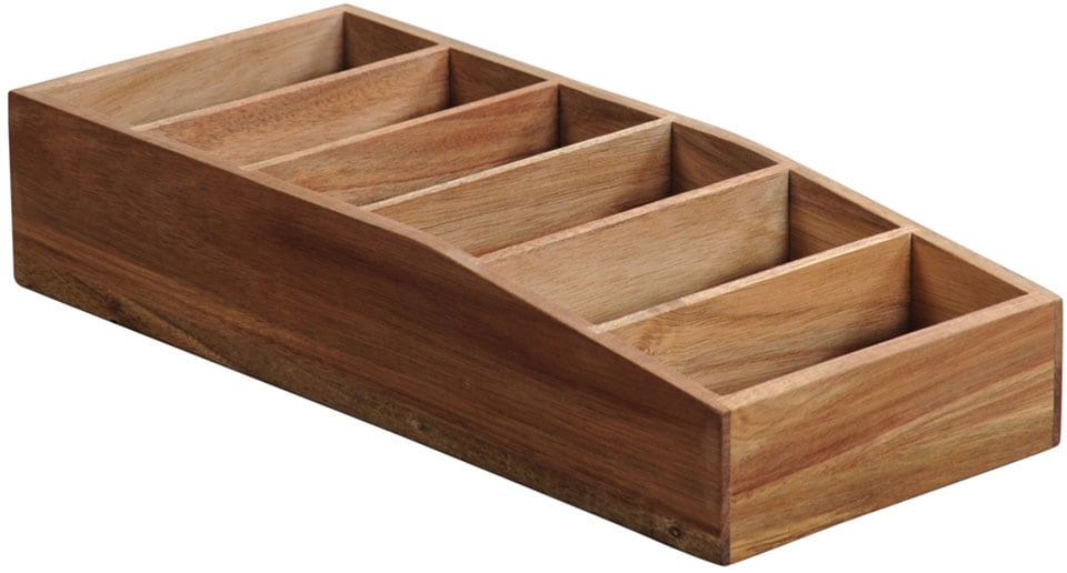 KESPER® Organizer, (1 St.), Aufbewahrungsbox, für Tütensuppen, aus FSC®-zertifiziertem Akazienholz