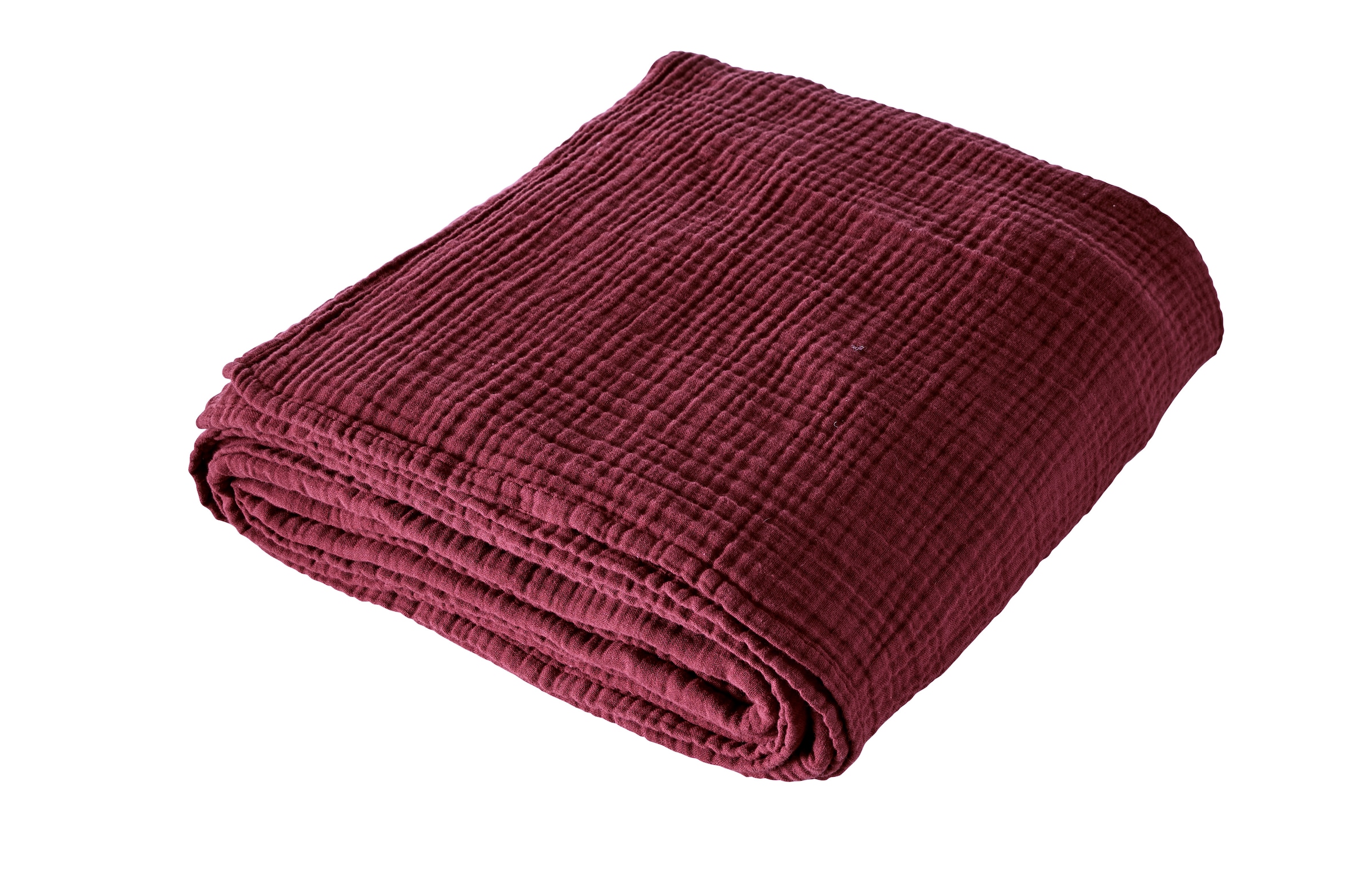 LeGer Home by Lena Gercke Wohndecke »HEVIN« Tagesdecke im Baumwoll-Crinkle-Effekt, Musselin, Kuscheldecke
