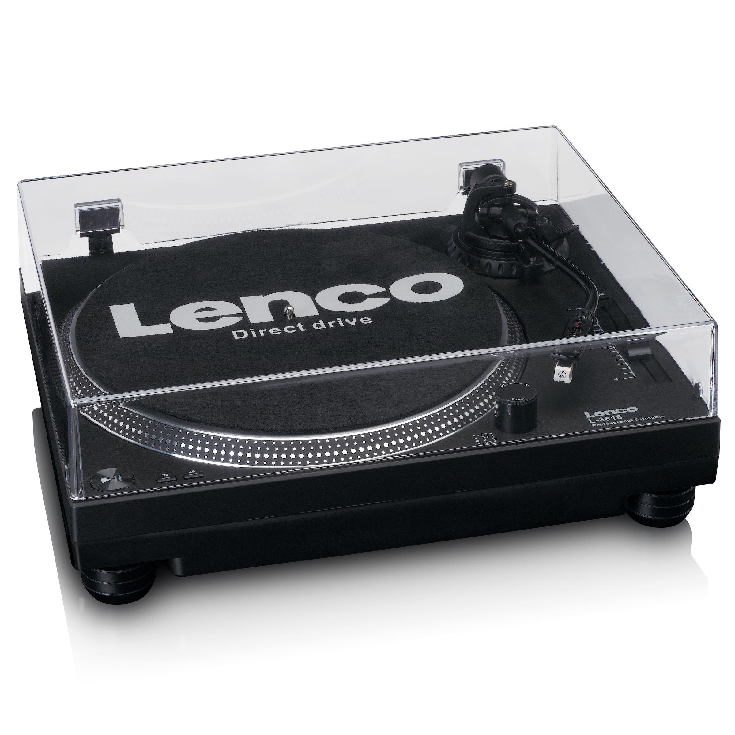 Lenco Plattenspieler »L-3818BK«, Software CD und Handbuch
