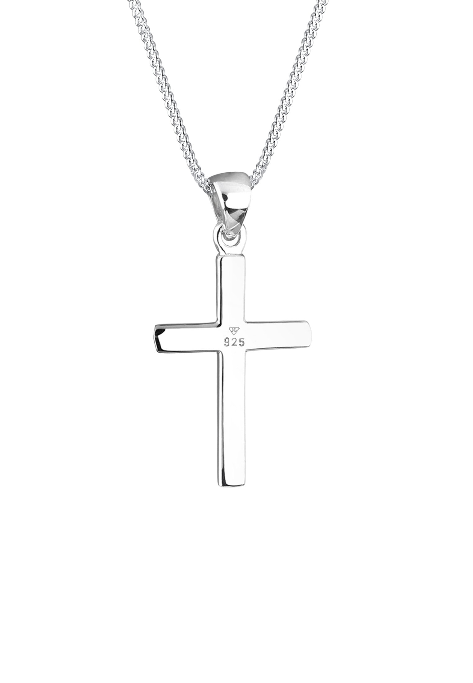 Elli Kette mit Anhänger »Halskette Kreuz Symbol Religion 925 Silber«
