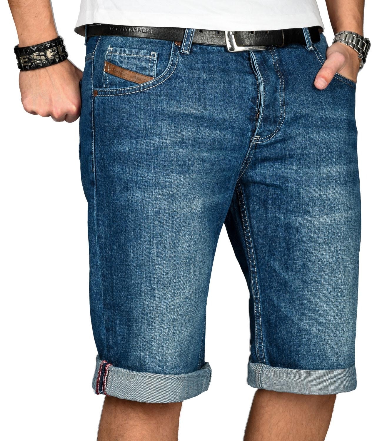 Alessandro Salvarini Shorts »A. Salvarini Herren Shorts kurze Hose«