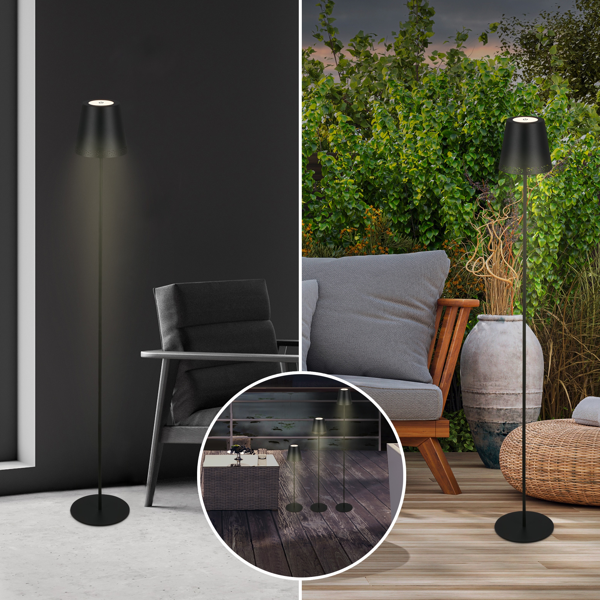 Briloner Leuchten Stehlampe »Stehleuchte KIKI« LED-Board | LED-Modul