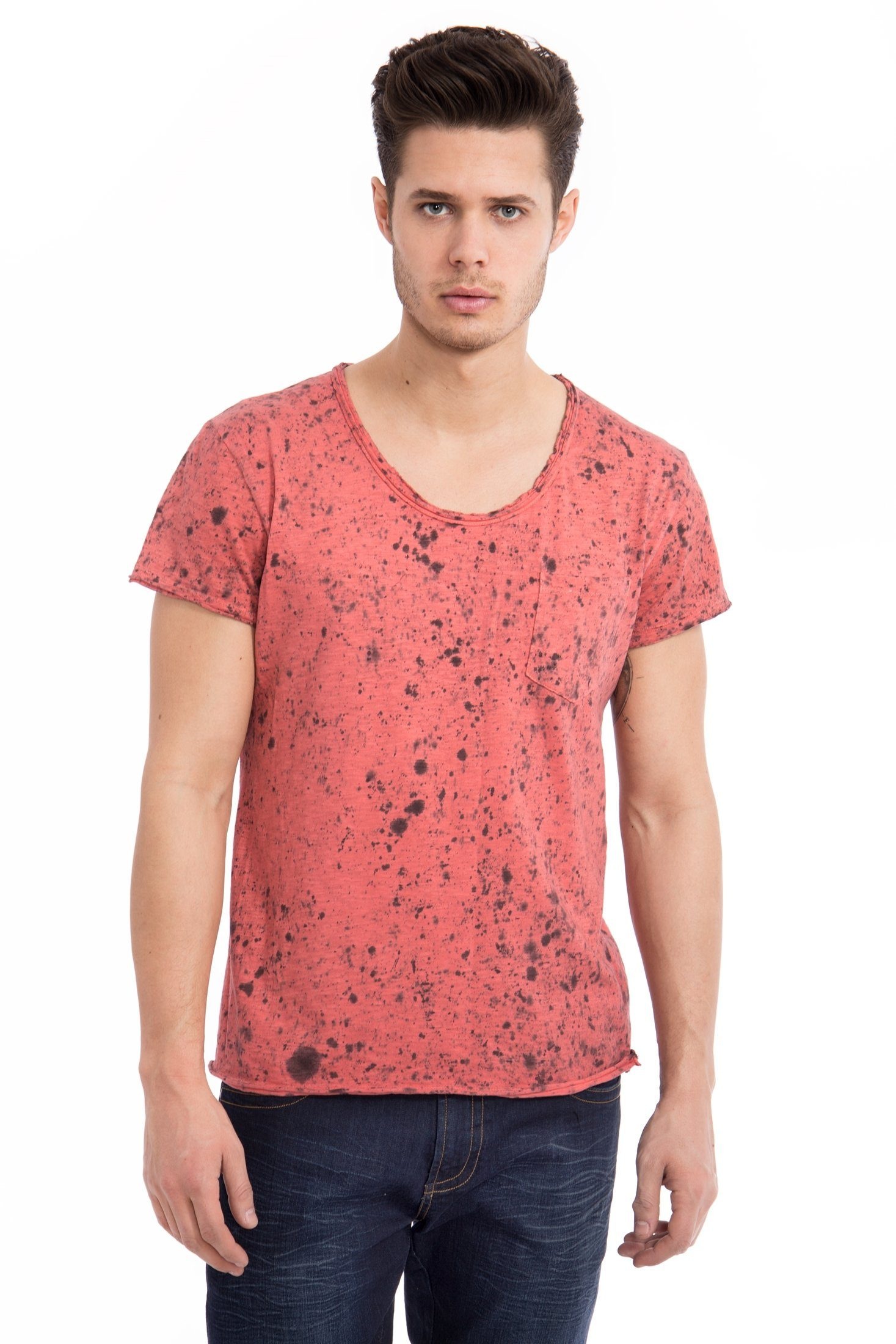 Way of Glory T-Shirt, Round neck Cool Wash with Dots