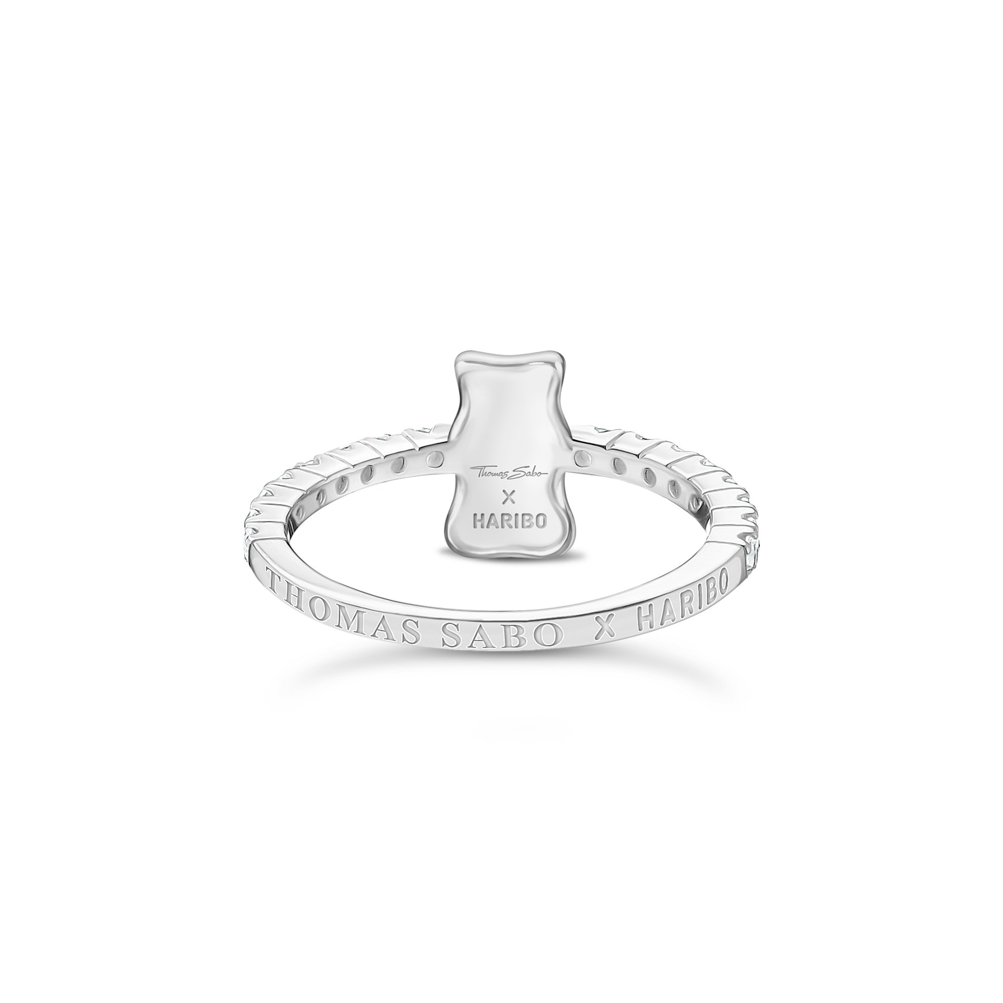 THOMAS SABO Fingerring »THOMAS SABO x HARIBO: Ring mit Goldbär« mit Zirkonia (synth.)