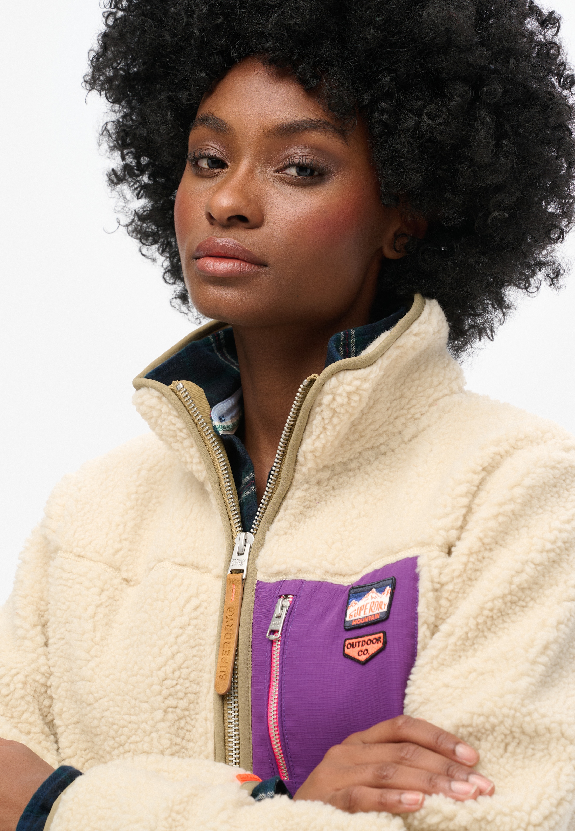 Superdry Fleecepullover »VINTAGE RETRO HALF ZIP FLEECE«
