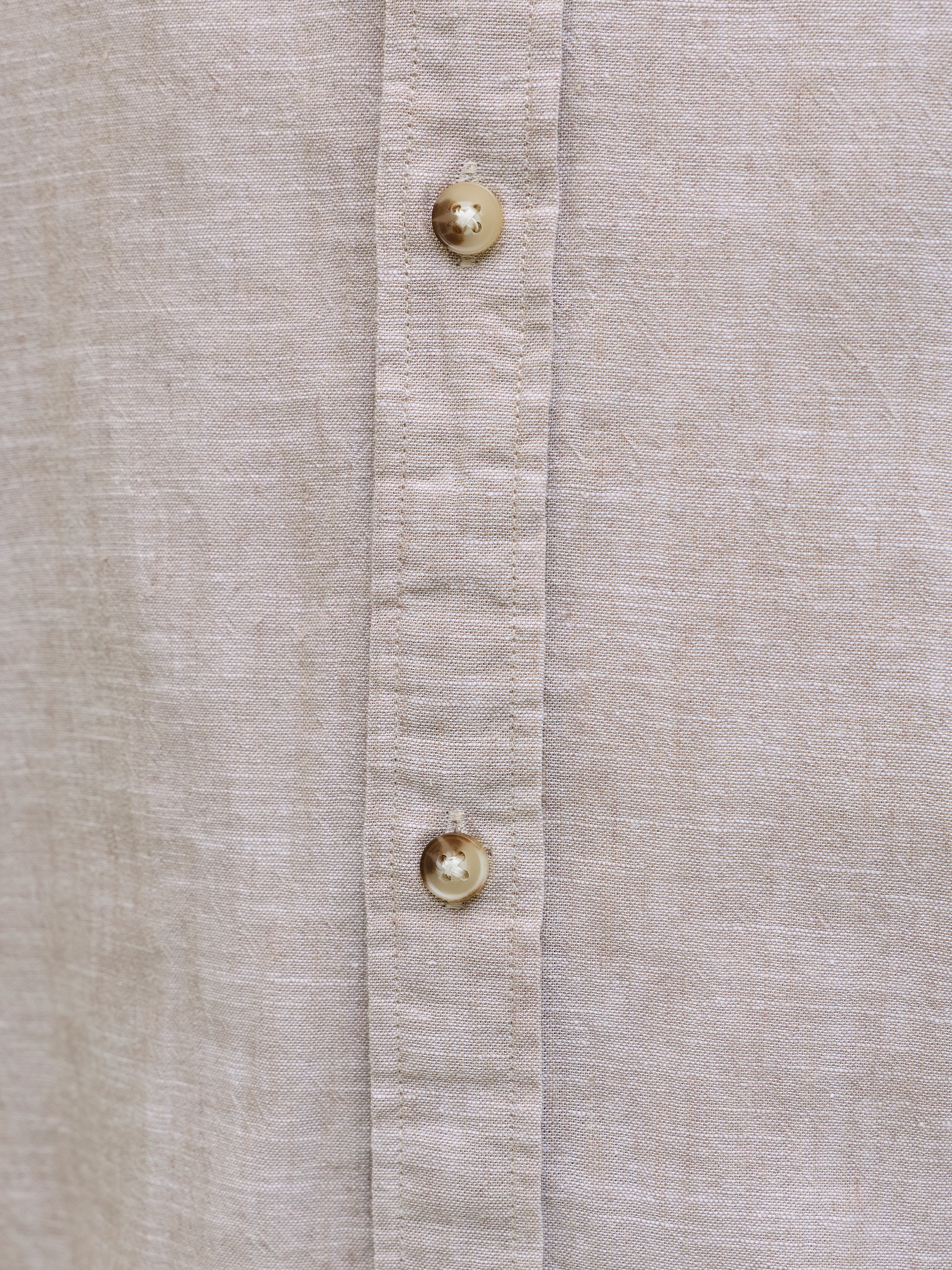 Jack & Jones Kurzarmhemd »JJESUMMER LINEN BLEND SHIRT S/S SN« Baumwolle mit Leinen, regular fit