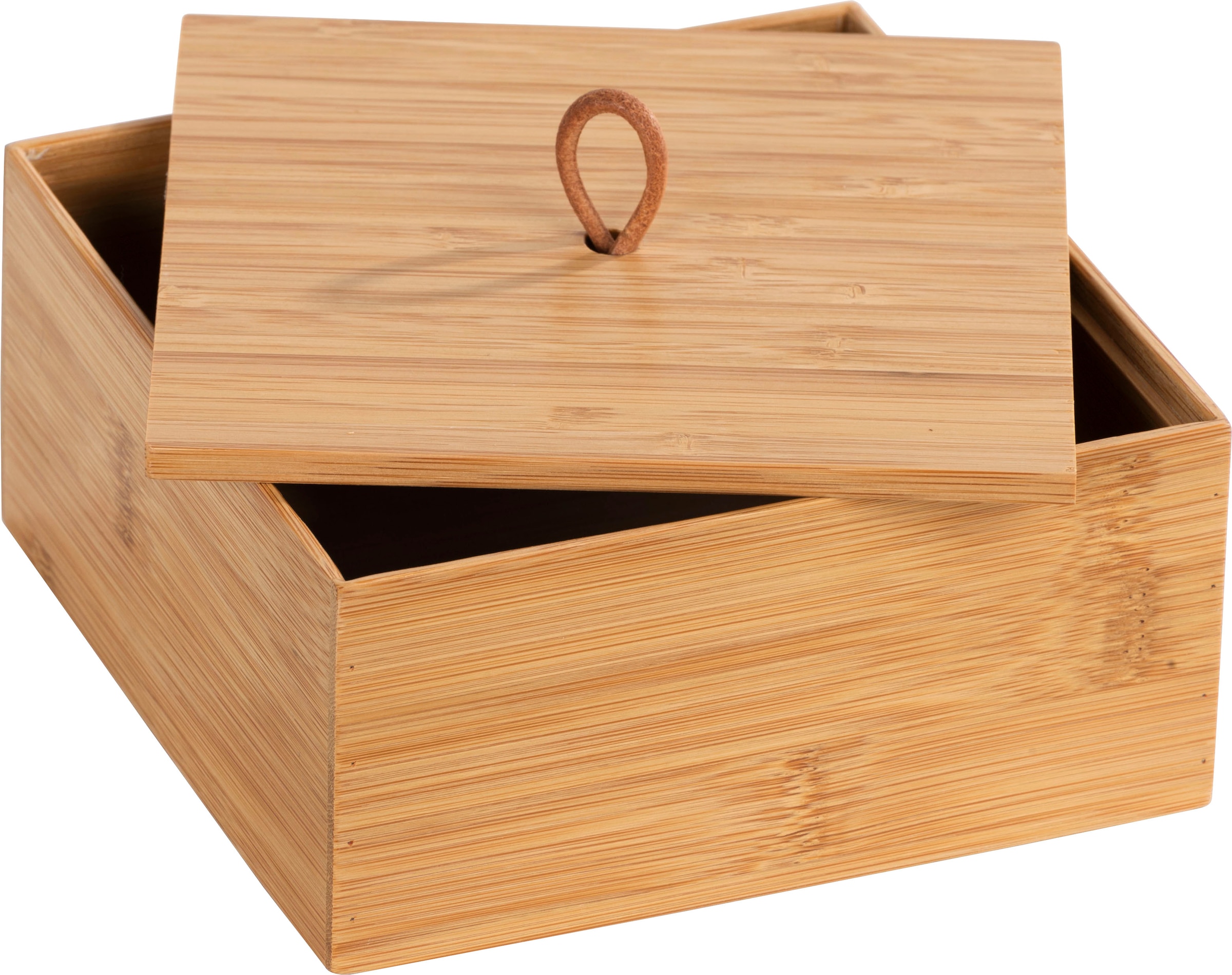 WENKO Aufbewahrungsbox »Terra«, (1 St.), mit Deckel, mit praktischer Schlaufe