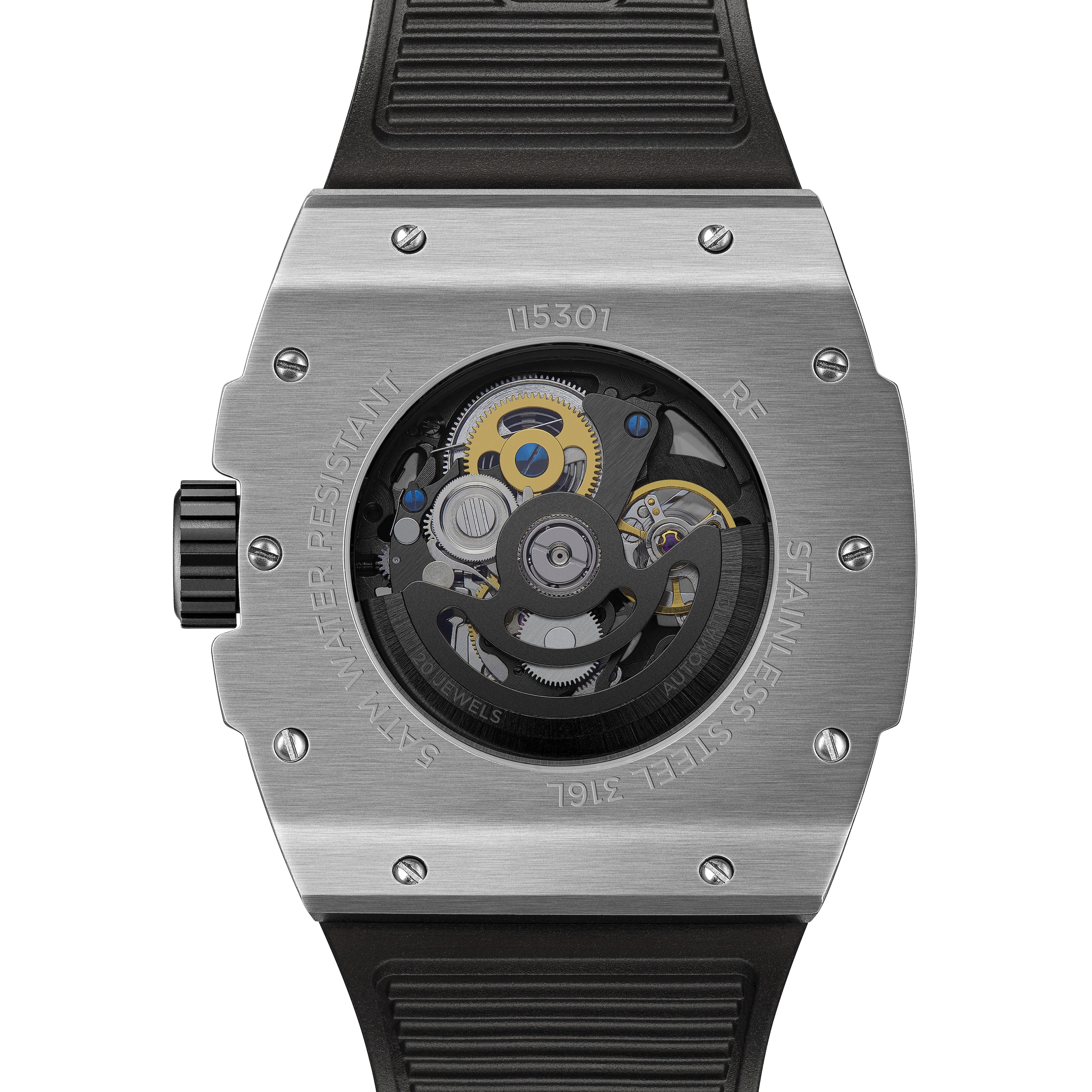 Ingersoll Automatikuhr »The Play« Armbanduhr, Herrenuhr, Mechanische Uhr, Silikonarmband, analog