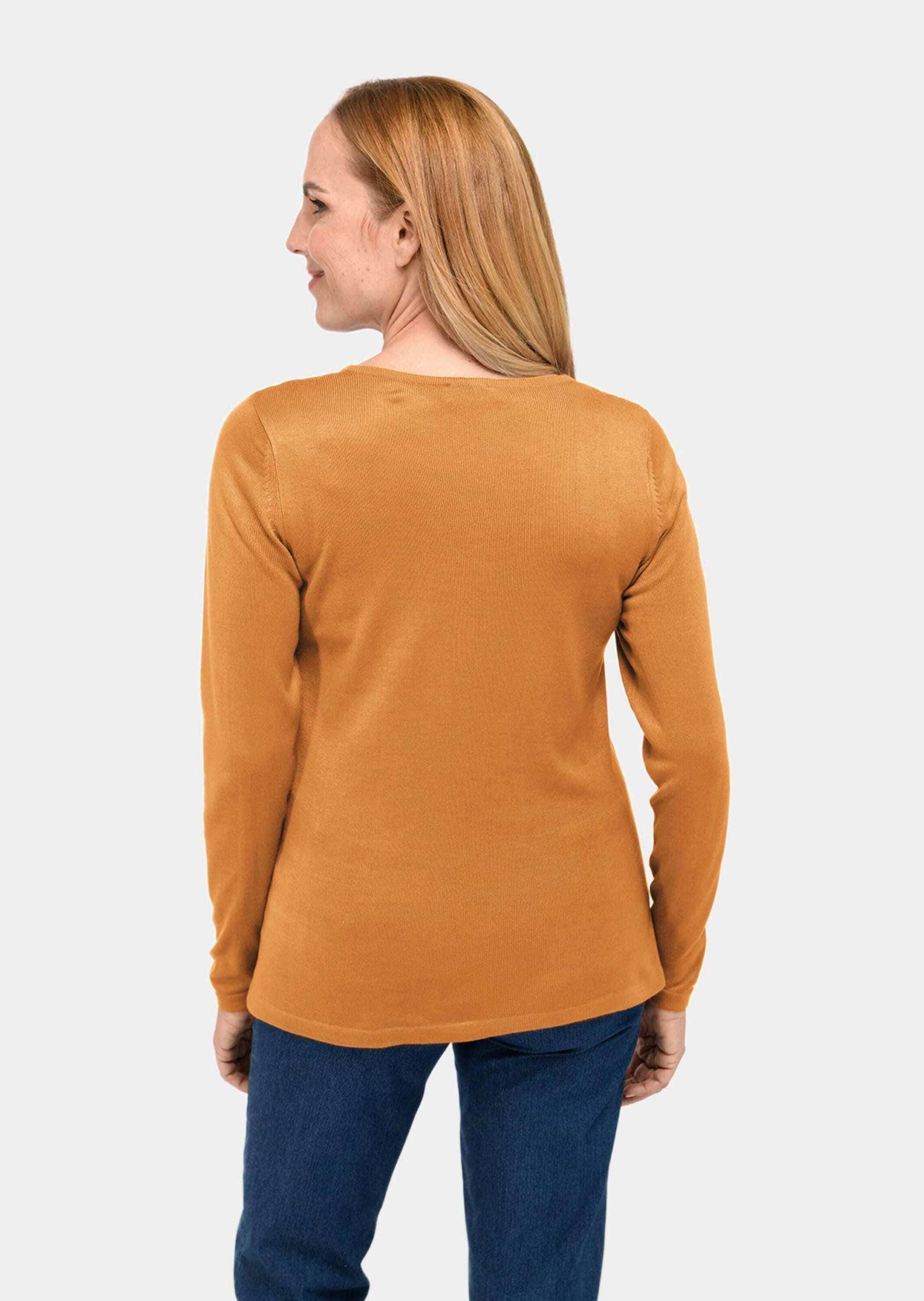 GOLDNER Strickpullover »V-Pullover Unkomplizierter Pullover mit V-Ausschnitt«