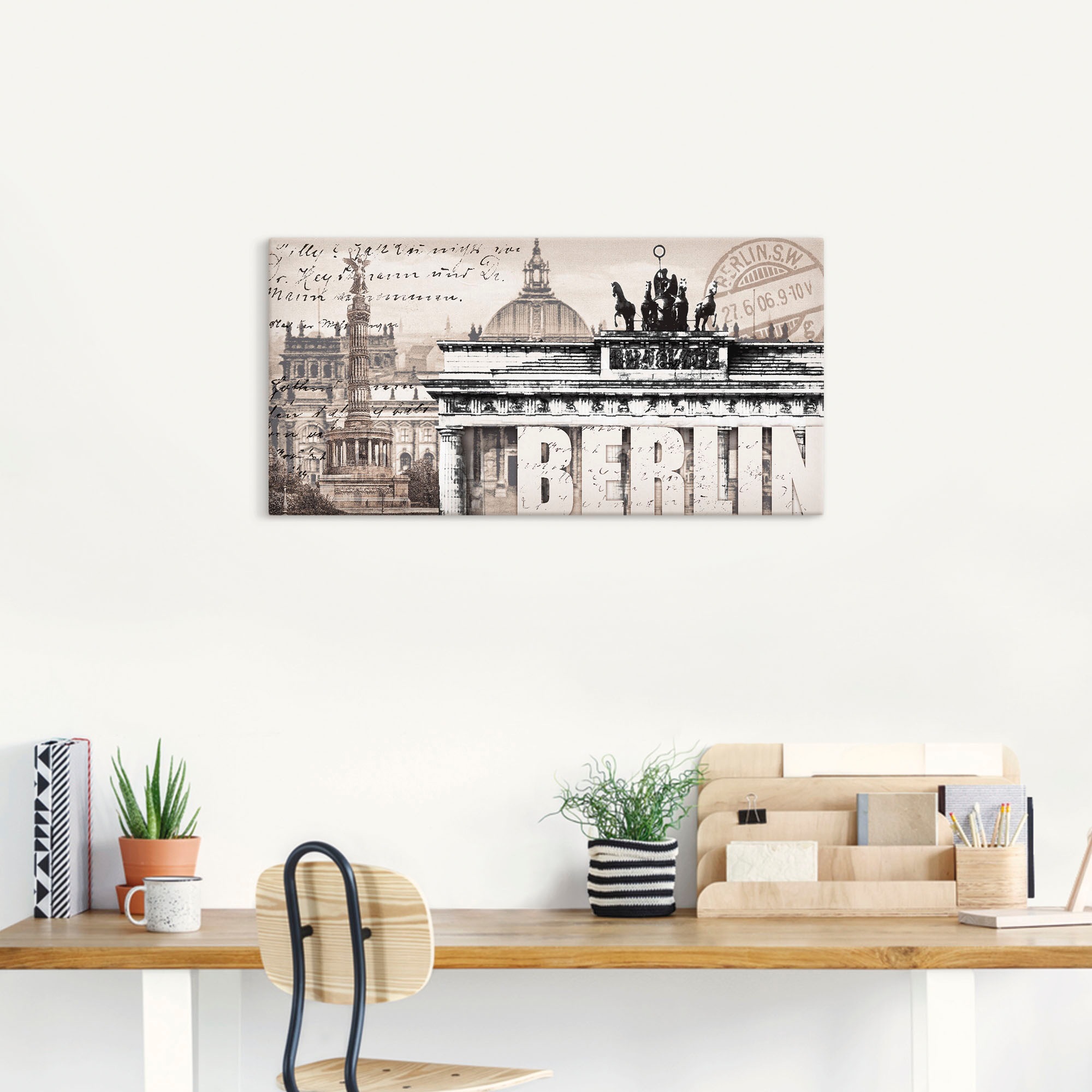 Artland Wandbild »Berlin II«, Deutschland, (1 St.), als Leinwandbild, Poster, Wandaufkleber in verschied. Größen