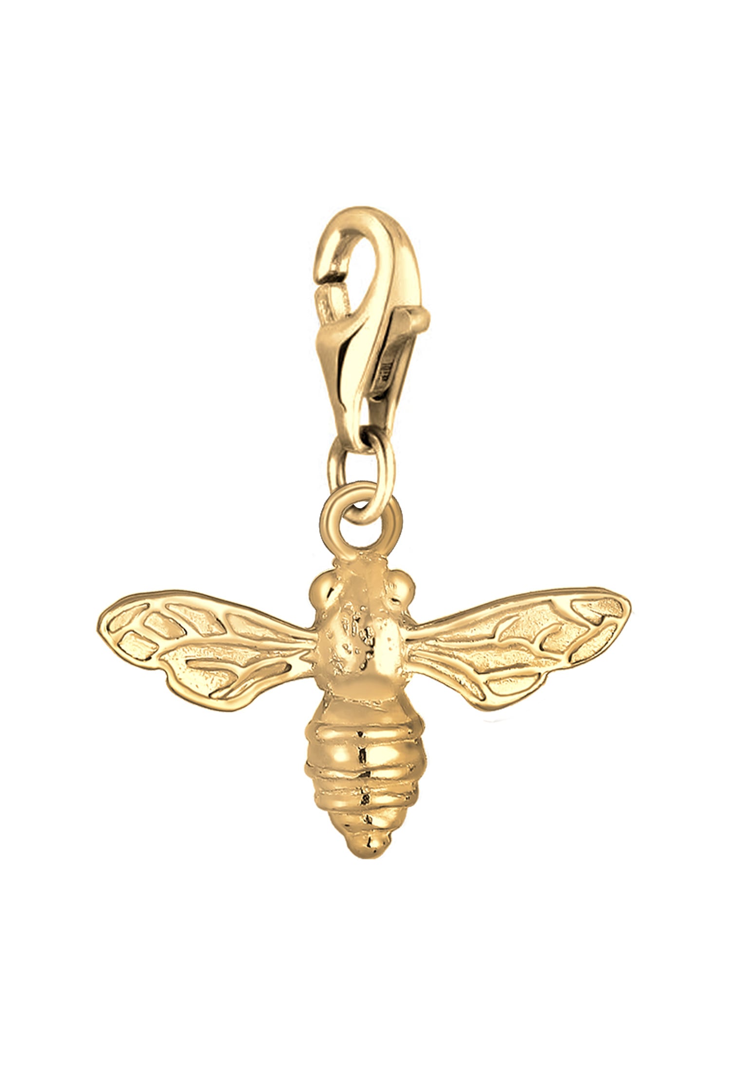 Nenalina Charm-Einhänger »Charm Biene Anhänger Trend 925 Silber vergoldet«