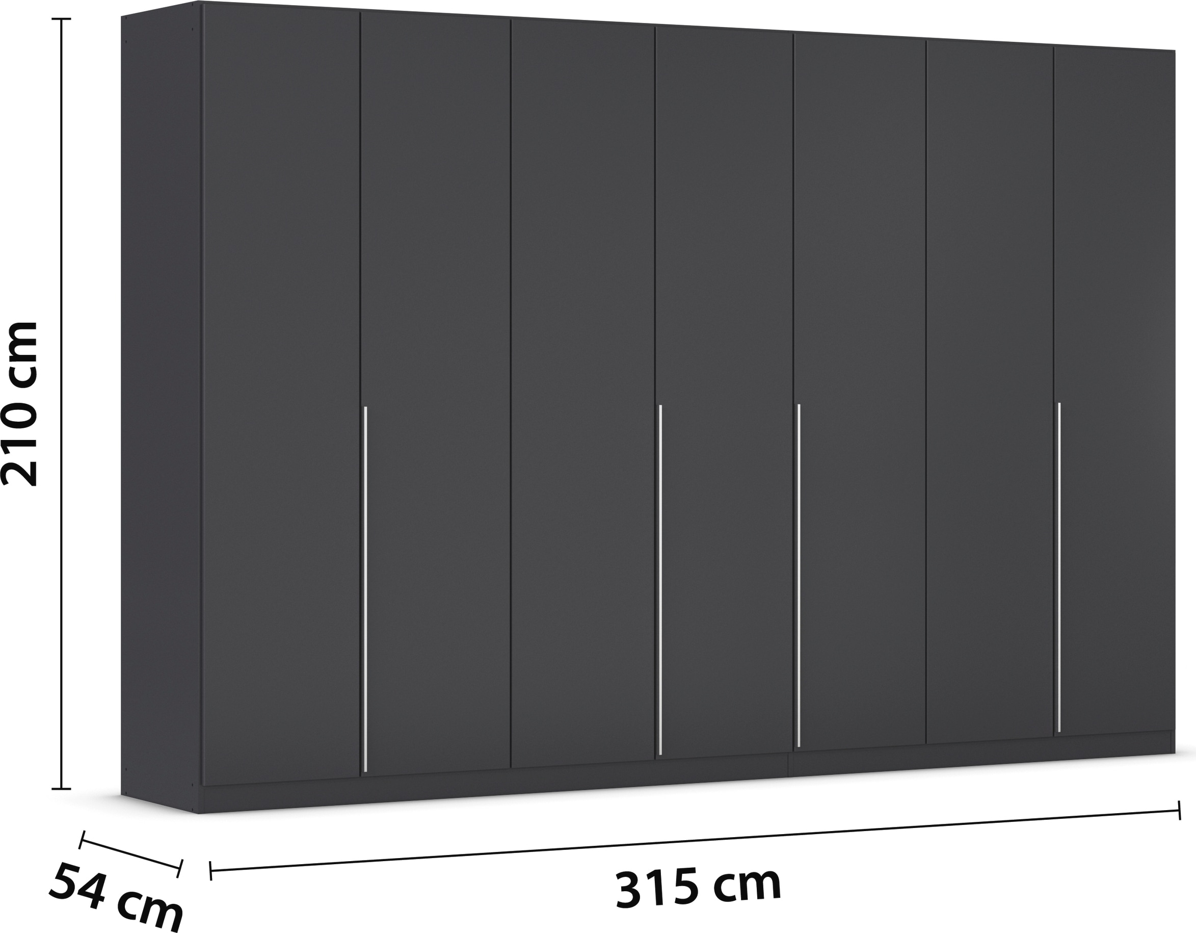 rauch Drehtürenschrank »Kleiderschrank Schrank Garderobe AGORDO TOPSELLER Schlafzimmer«, (in zwei Griff-Farben mit Dekor- oder Hochglanzfront), durchdachte Innenausstattung, in 6 Breiten und 2 Höhen MADE IN GERMANY