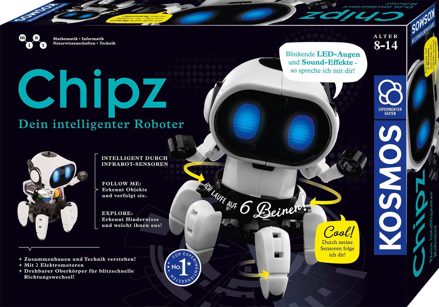 Kosmos Experimentierkasten »Chipz - Dein intelligenter Roboter«