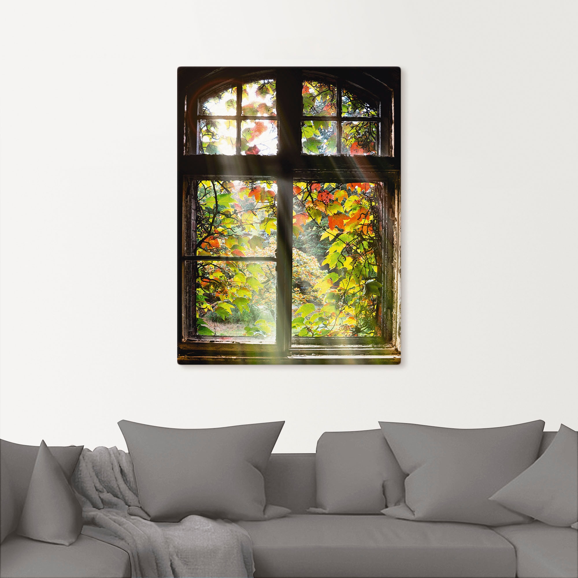 Artland Wandbild »Altbau«, Fenster & Türen, (1 St.), als Alubild, Outdoorbild, Leinwandbild, Poster, Wandaufkleber