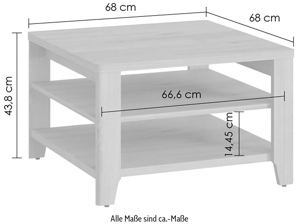 INOSIGN Couchtisch »Cestino«, Breite 68 cm