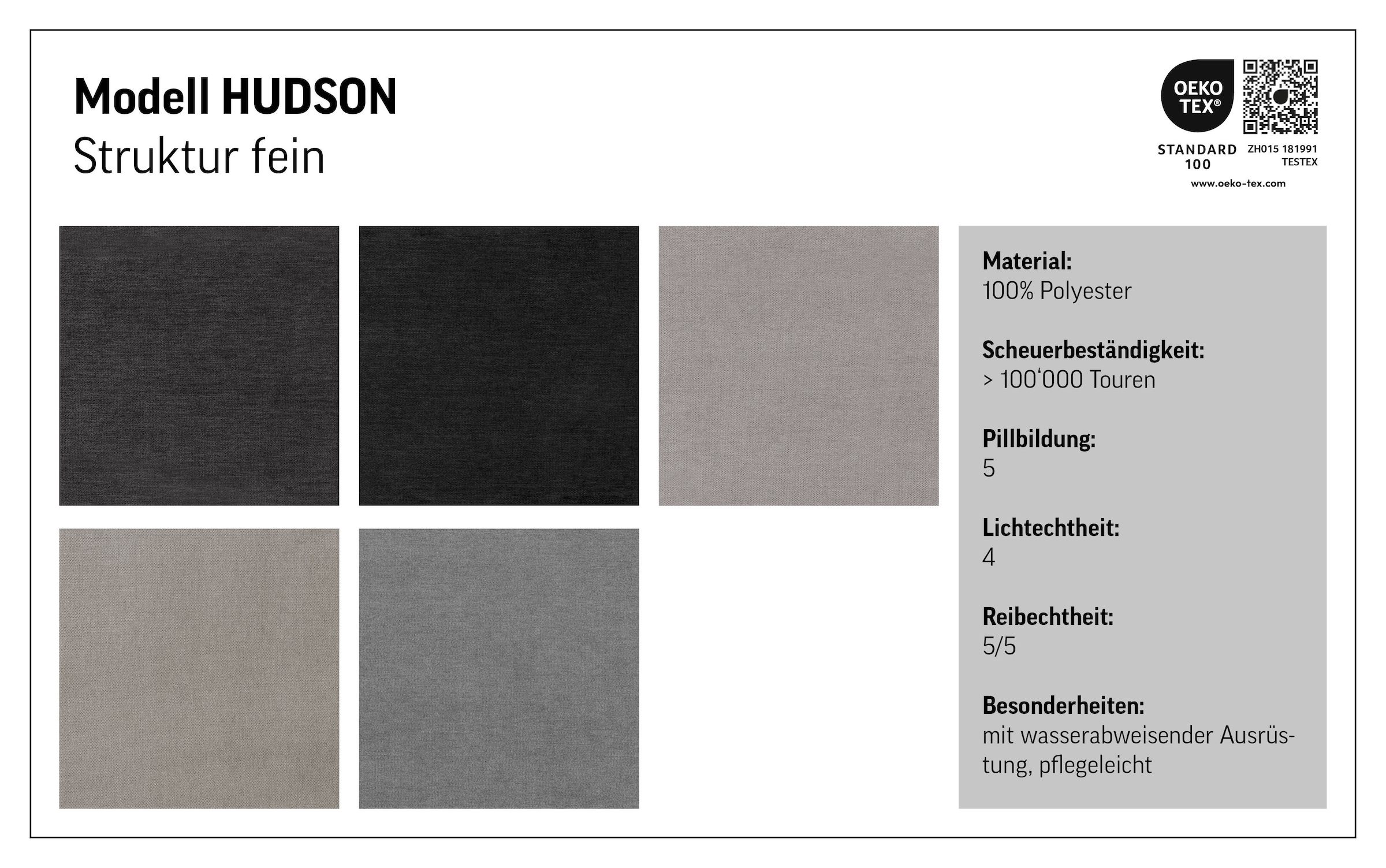 COTTA Wohnlandschaft »Hudson U-Form«, mit Kopfteilverstellung, wahlweise mit Bettfunktion & Bettkasten