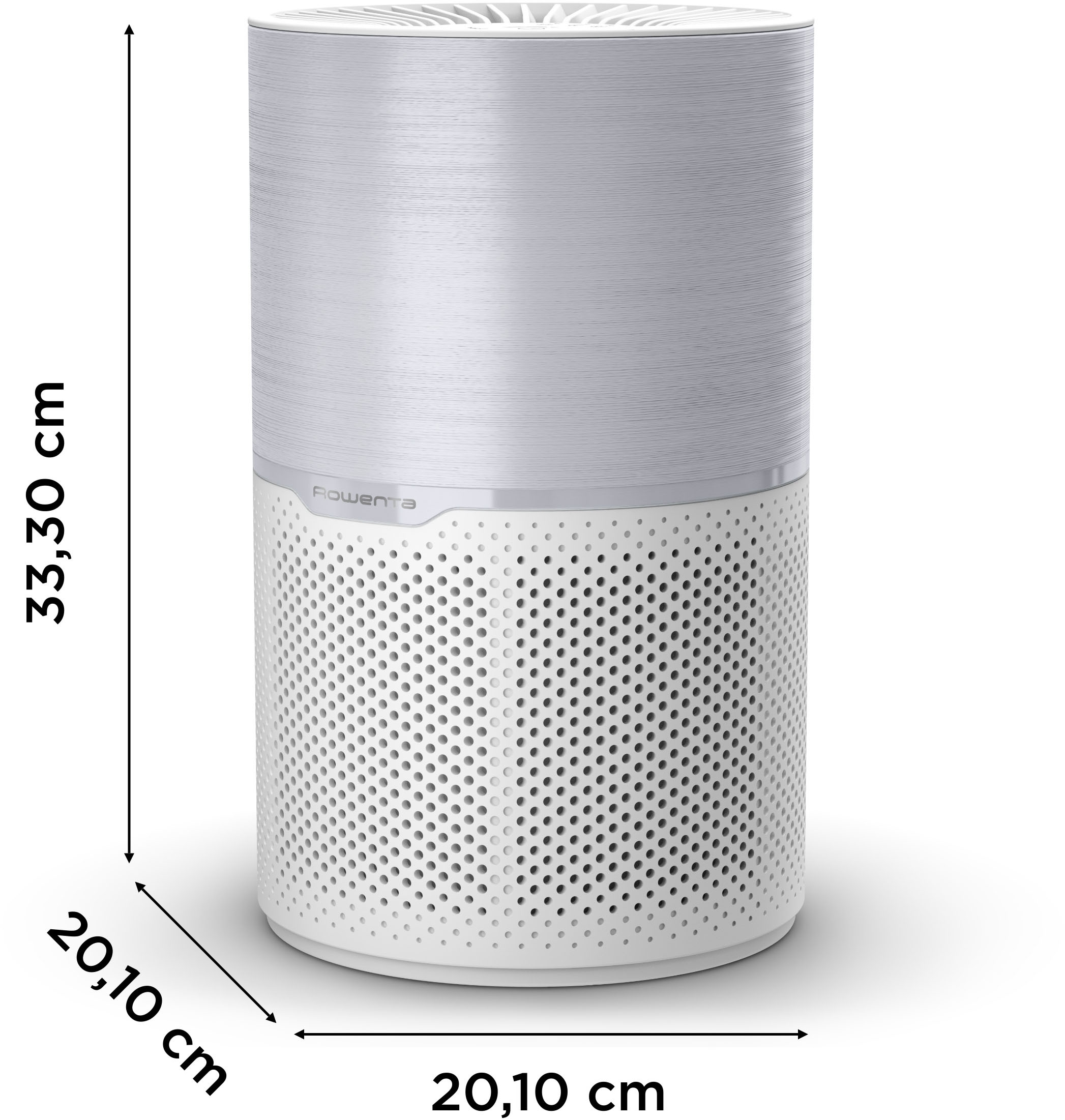 Rowenta Luftreiniger »Pure Air Compact, Echtzeit-Luftqualitätsanzeige« für 52 qm Räume 3-in-1 Filterung, Energieeffizienter Luftreiniger mit Digitalmotor
